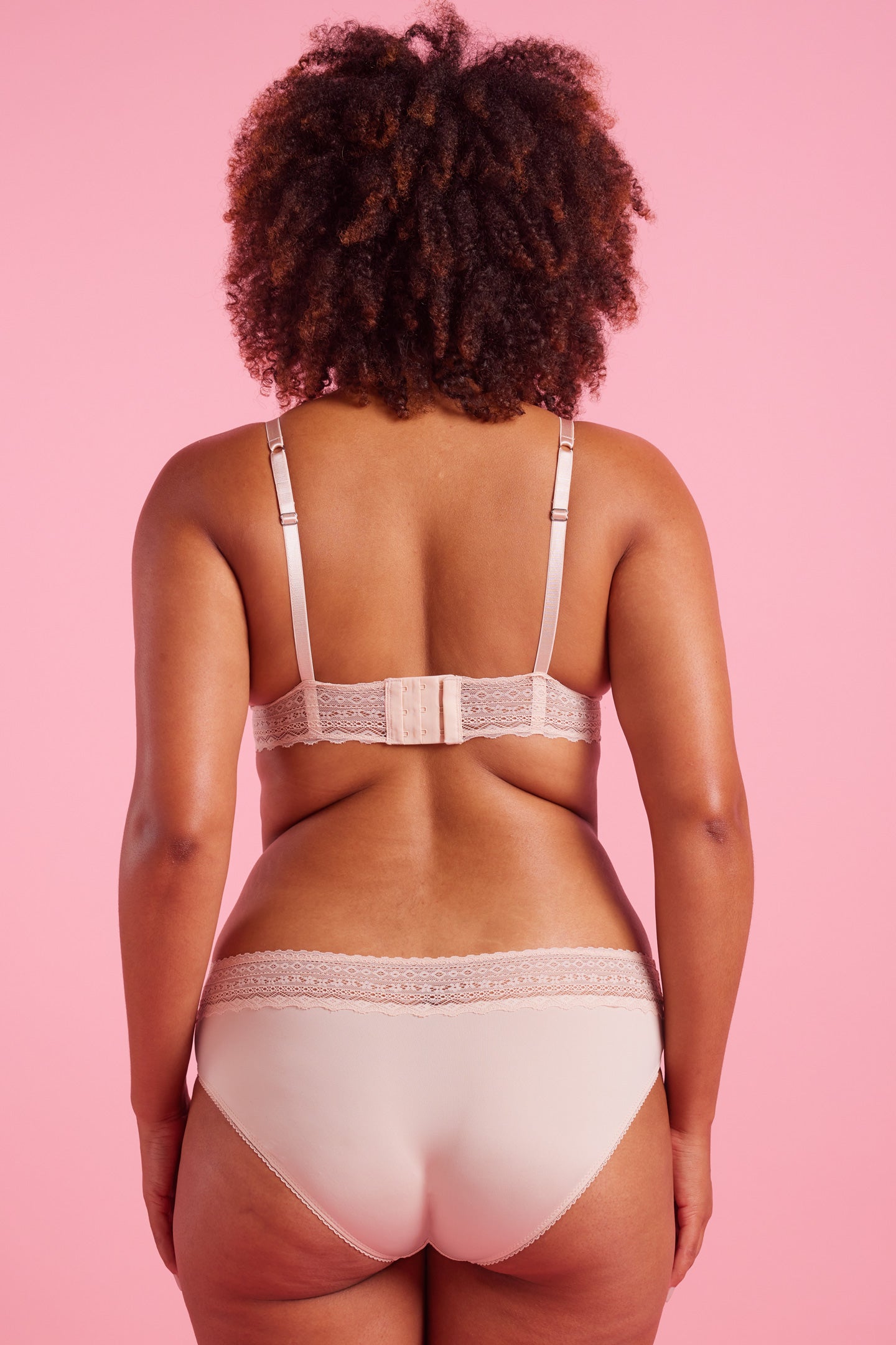 Luxe Microfibre & Lace Taupe Boyleg