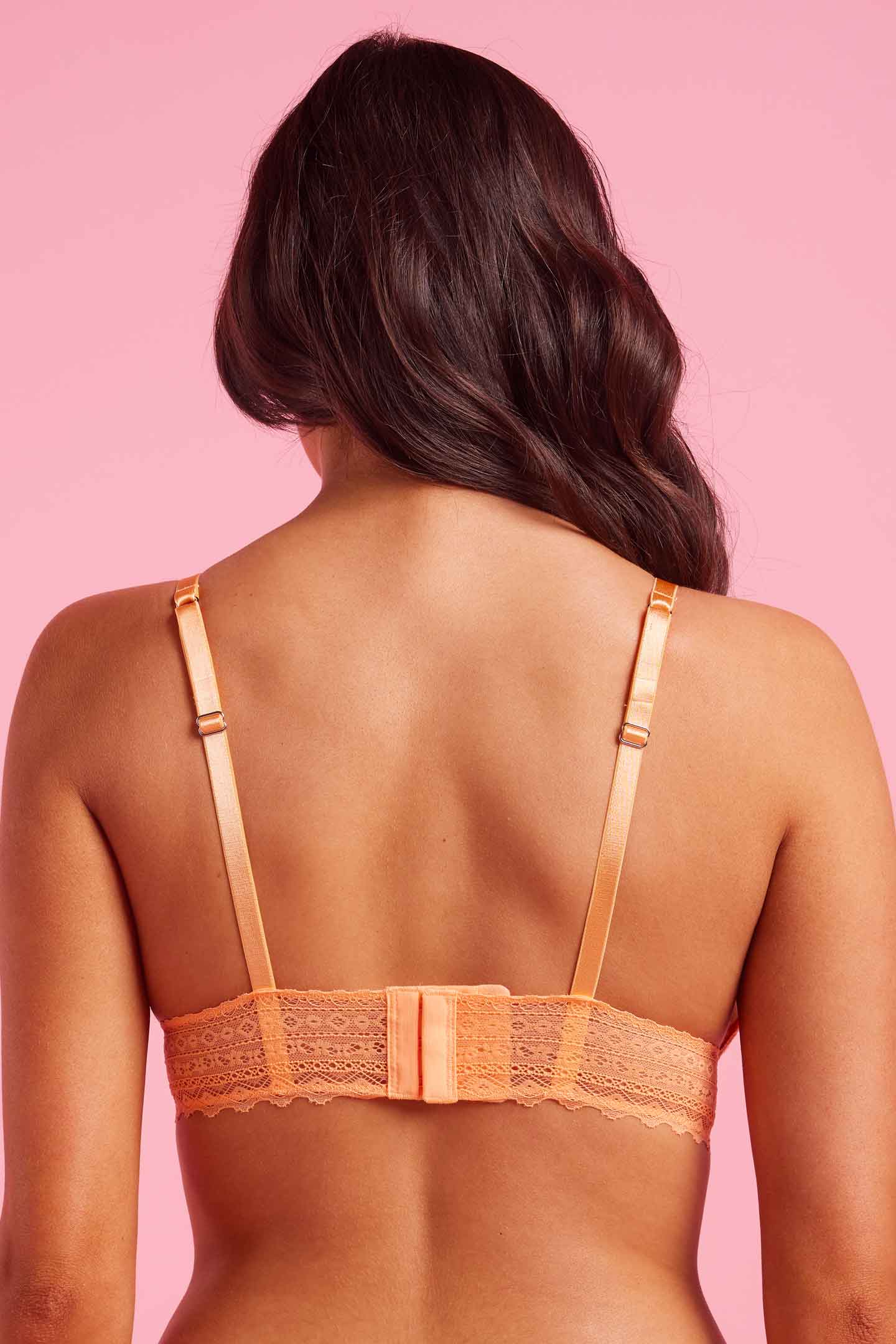 Tangerine Lace Bralette