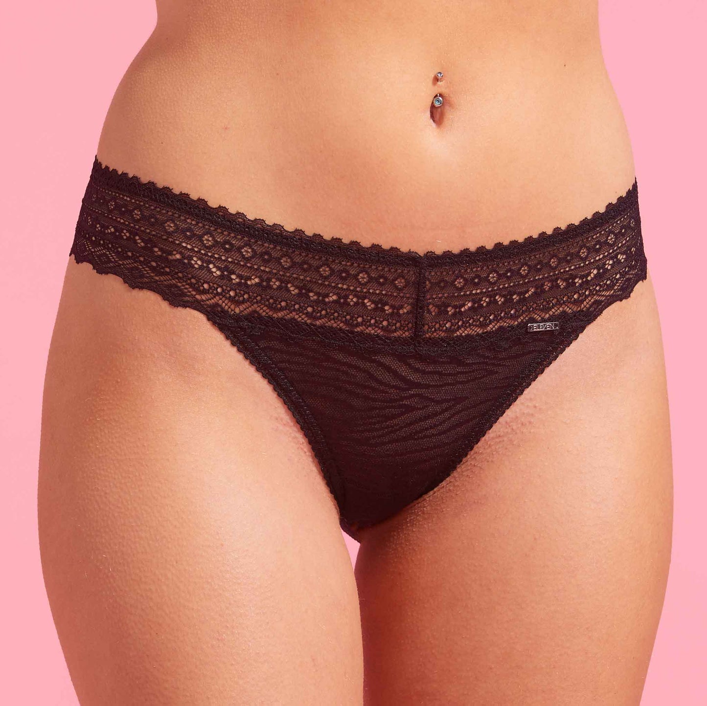 Luxe Lace Black Bikini Set