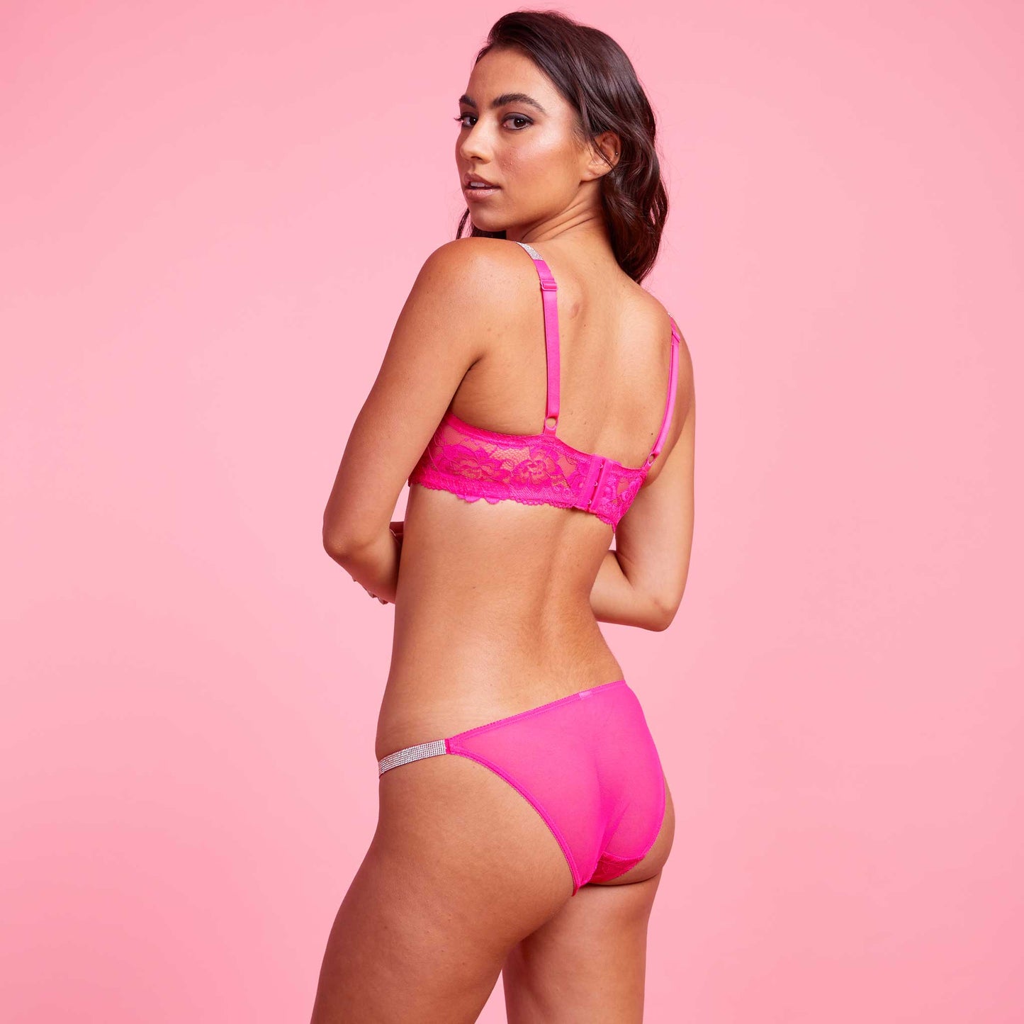 Vixen Fuchsia Lace Bikini