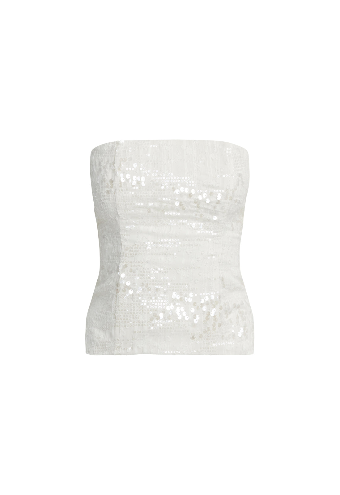 SHE'S ALL THAT STRAPLESS TOP - BONE