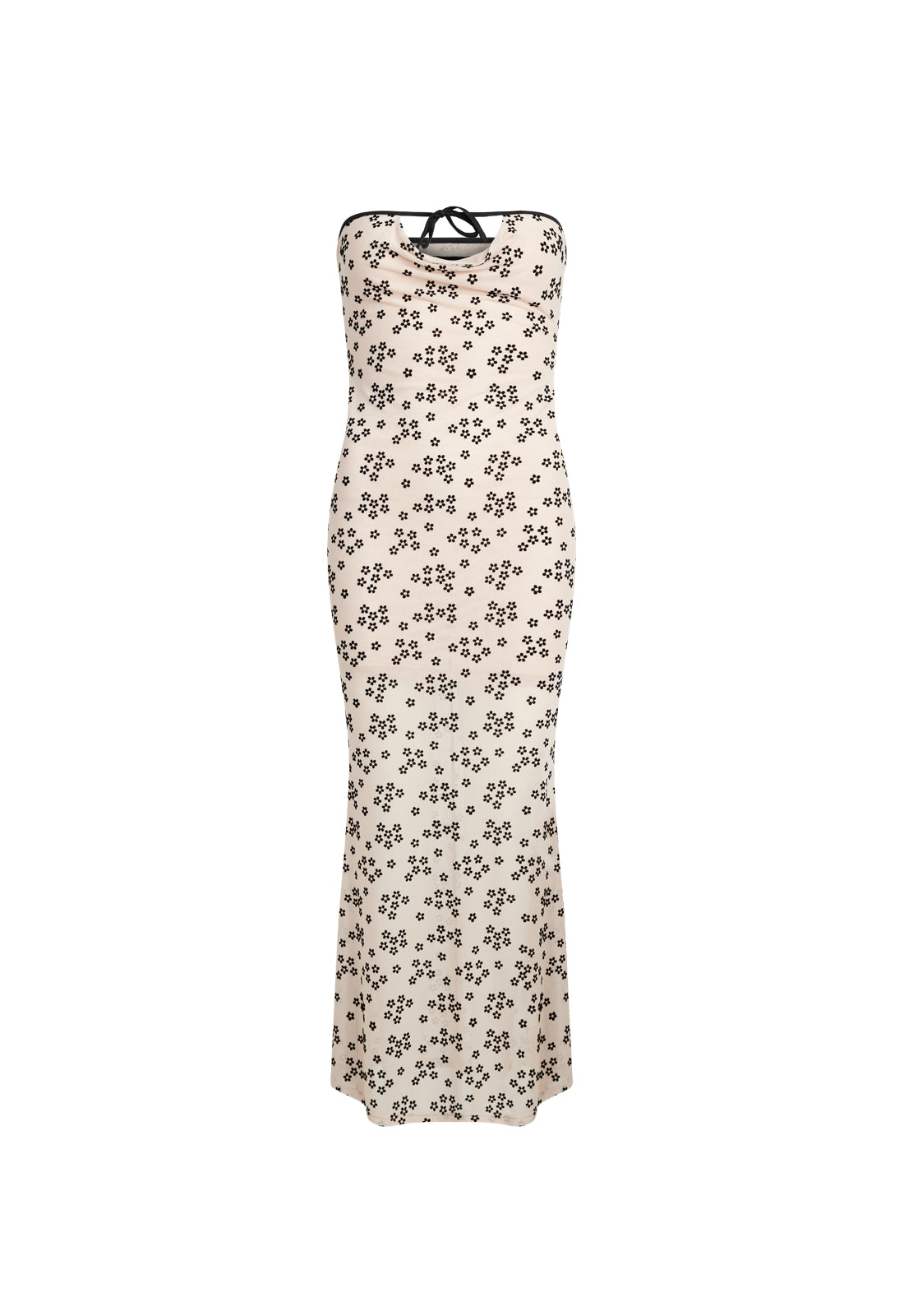 ILLUMINATING MAXI DRESS - BEIGE FLORAL