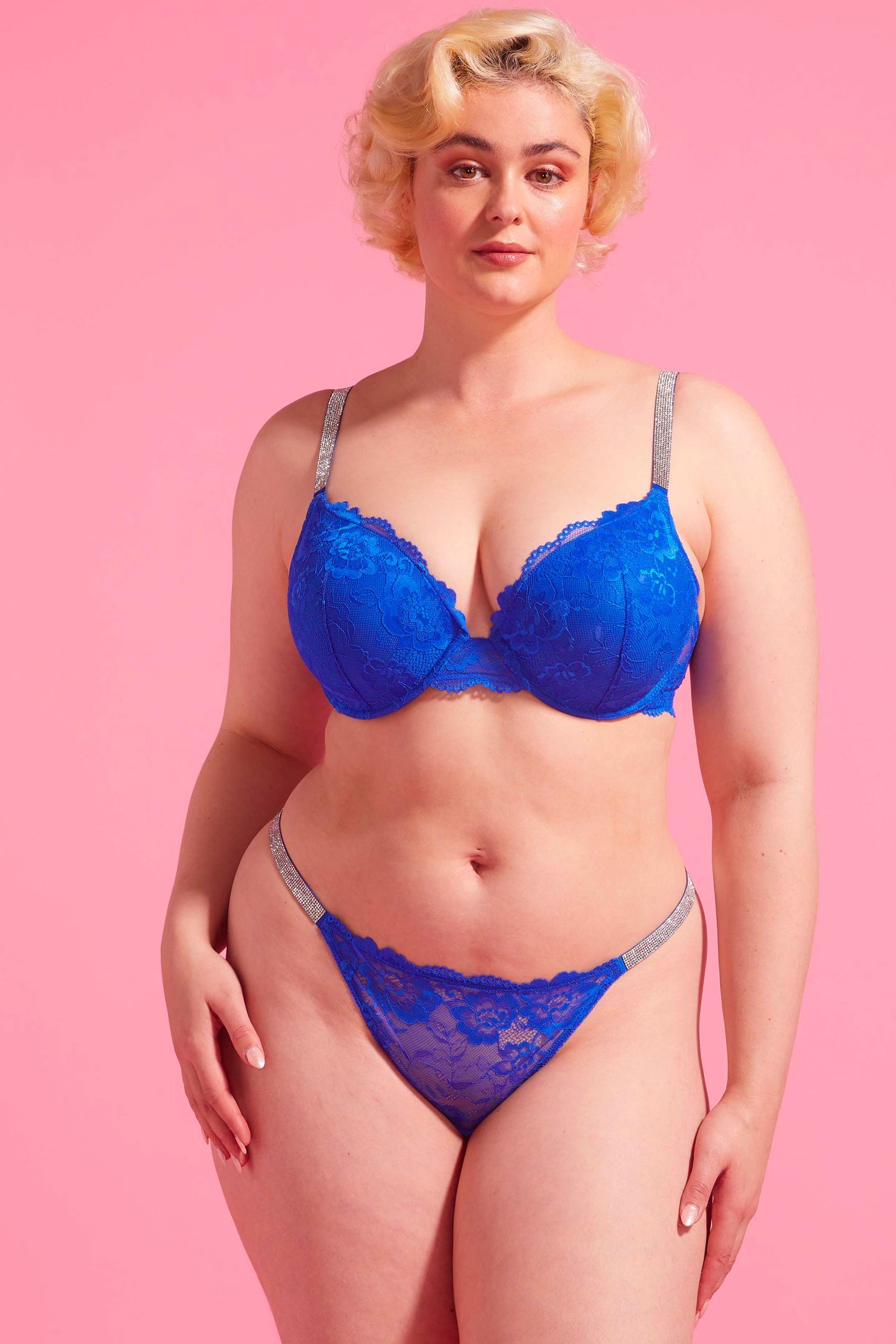 Vixen Cobalt Blue G-string Set