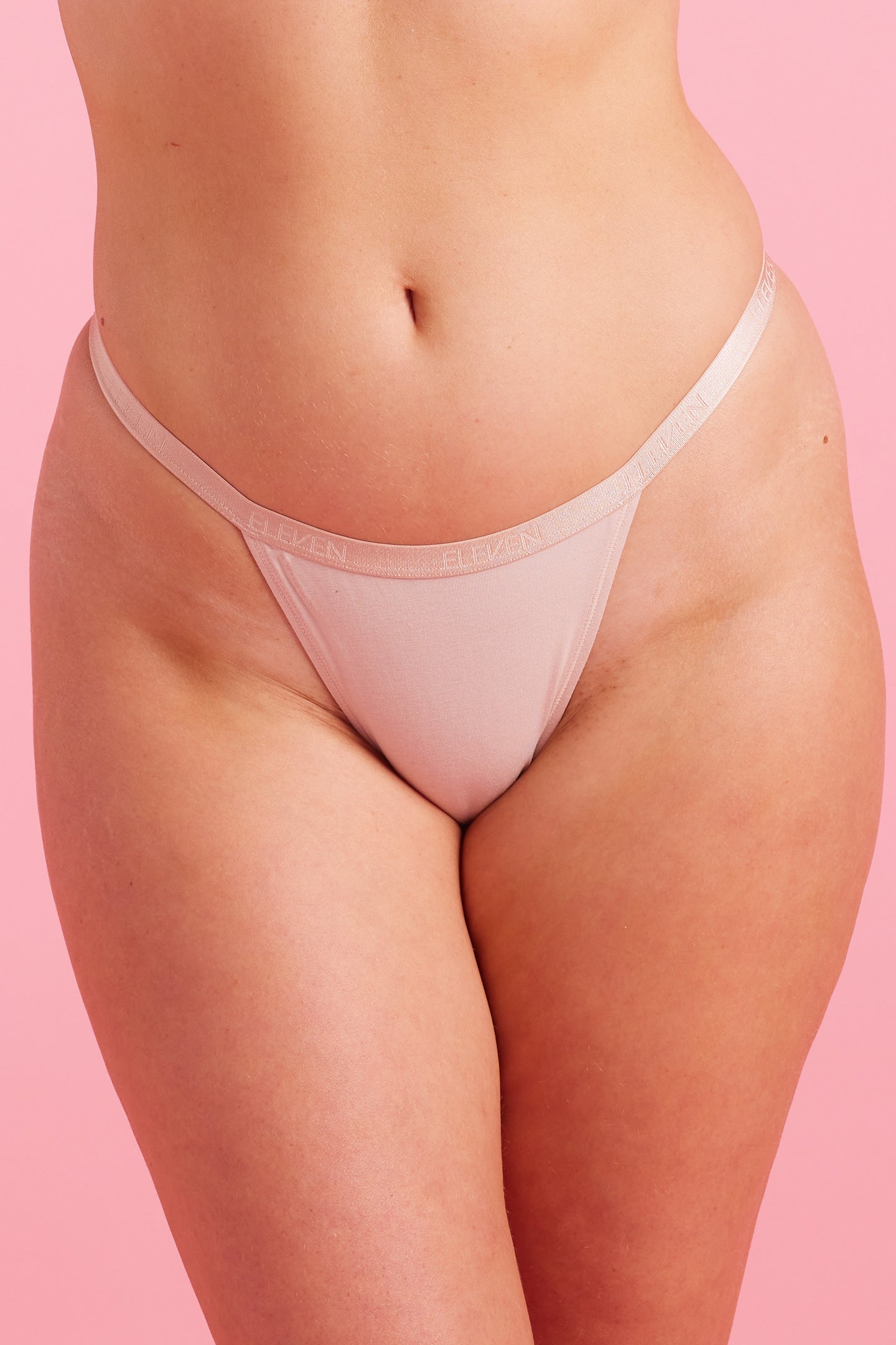 Taupe Recycled Cotton G String Set