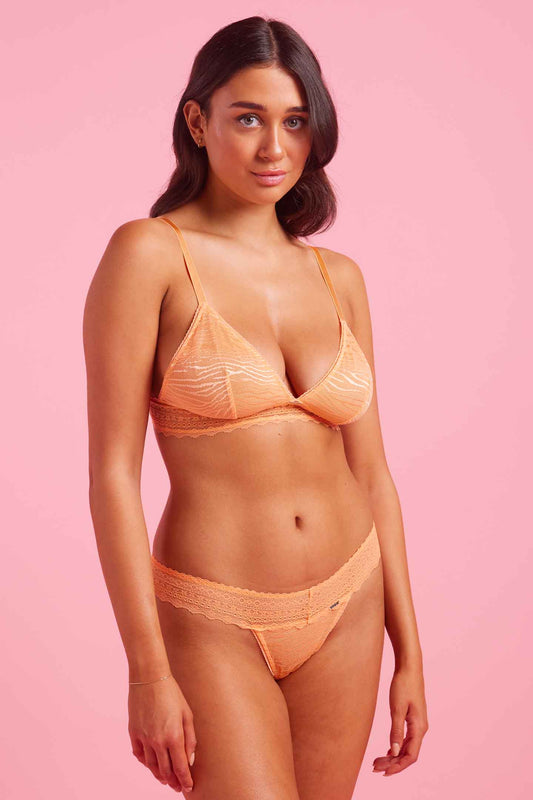 Tangerine Lace G-string