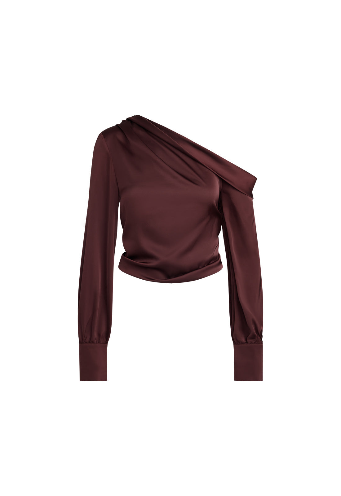 DAYDREAM OFF SHOULDER TOP - GARNET