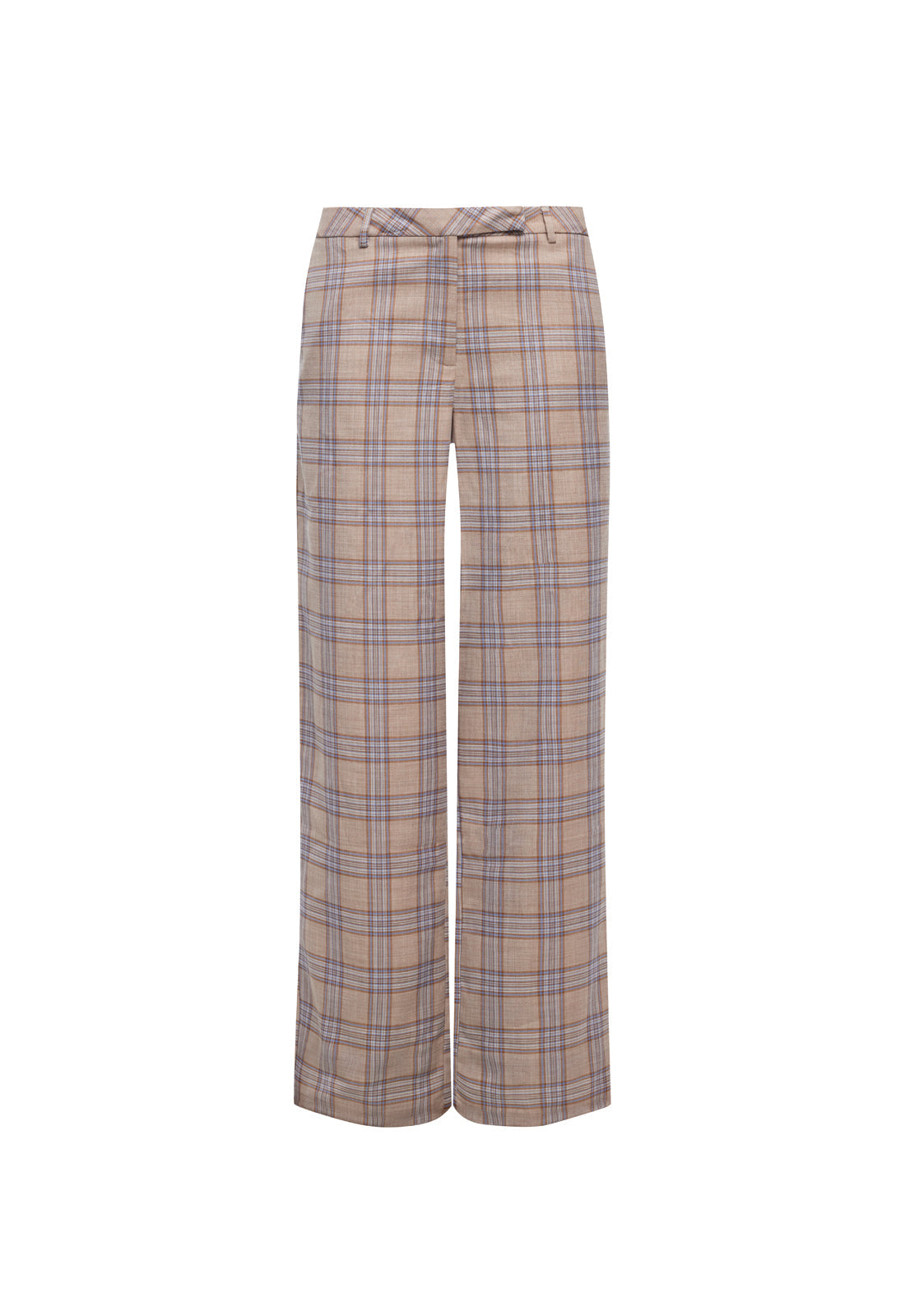 BOND CHECK PANT - CREAM