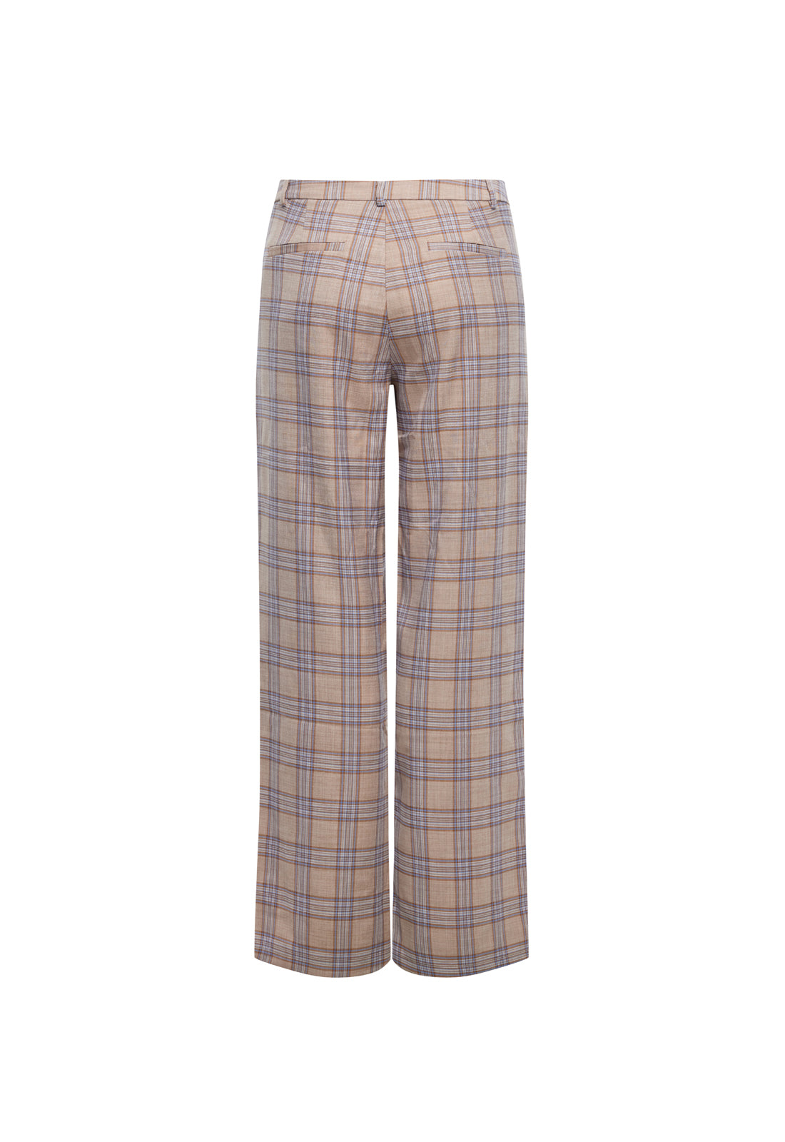 BOND CHECK PANT - CREAM