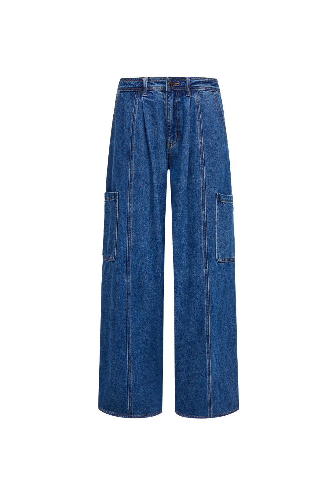 VENEDA BAGGY JEAN - BLUE DENIM