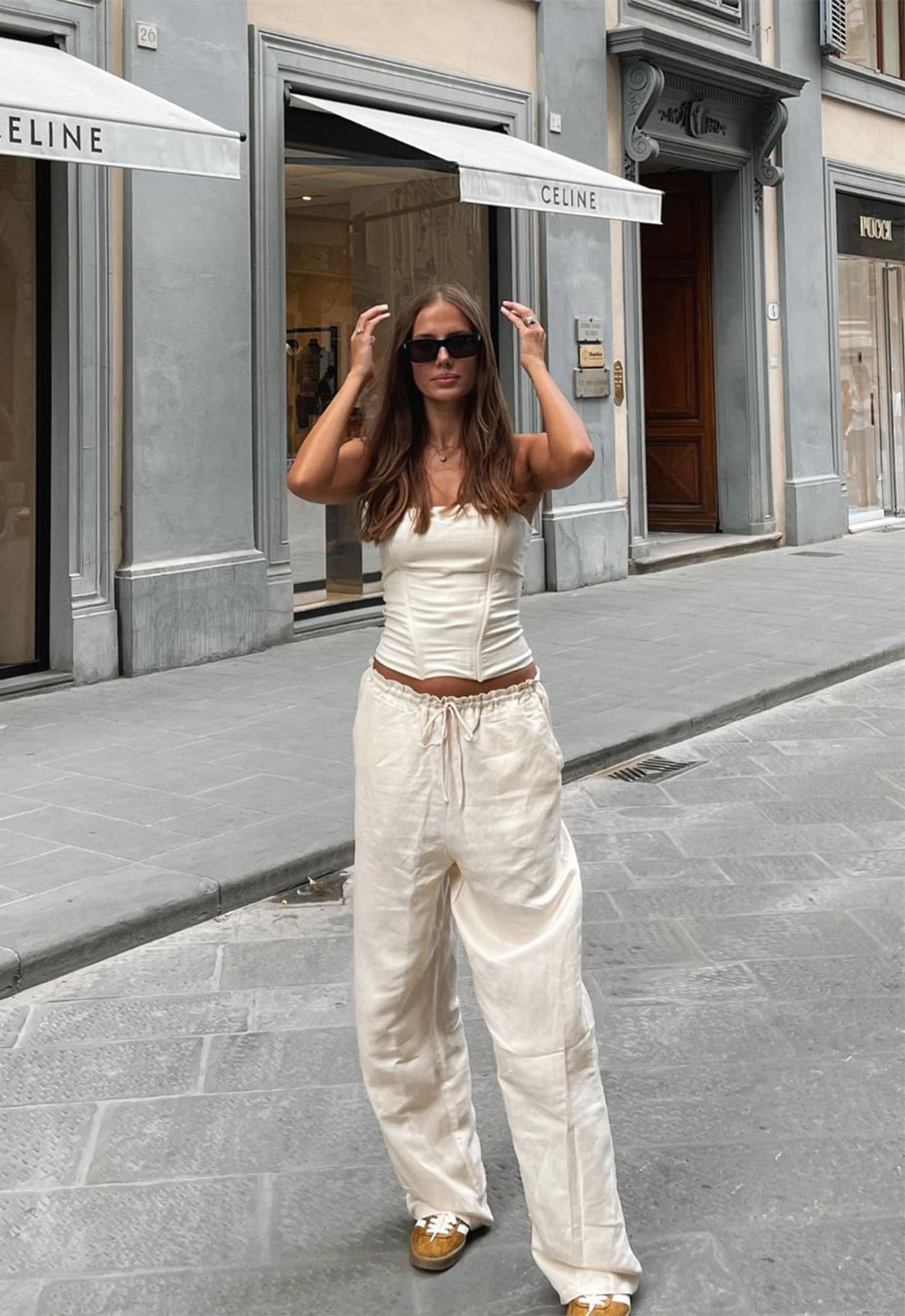 LA PALMA PANT - OFF WHITE