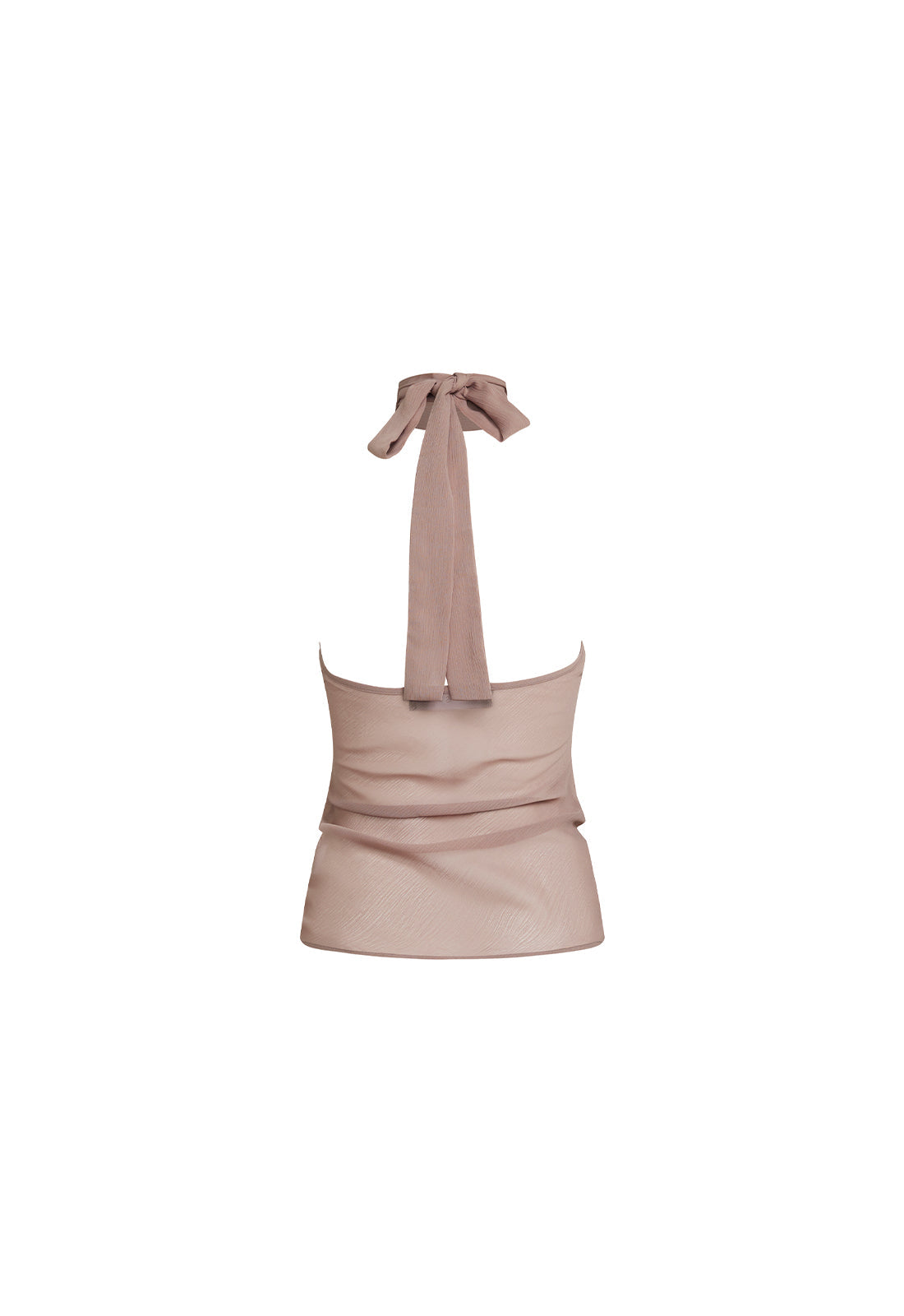 LUX TIE TOP - TAUPE
