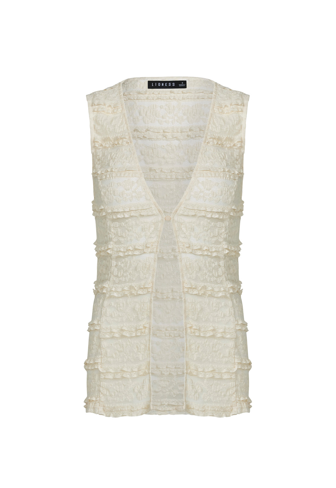 OLSEN VEST - CREAM