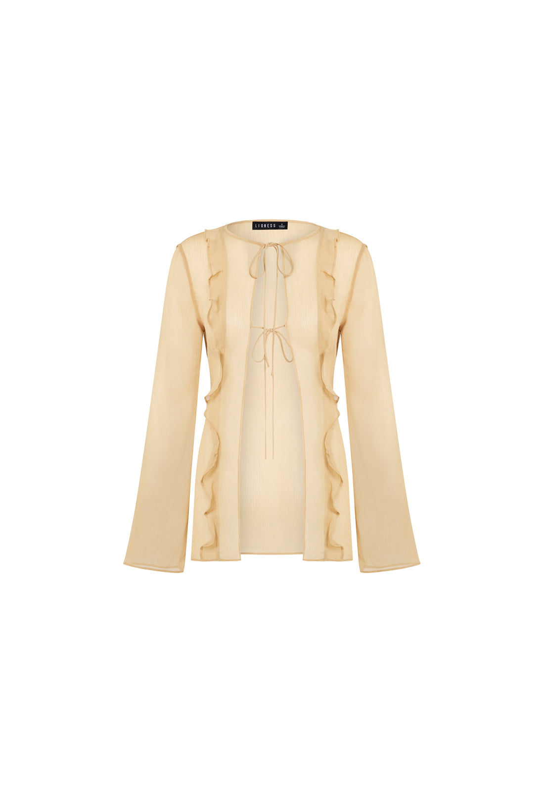 BARELY THERE TIE TOP - SAND