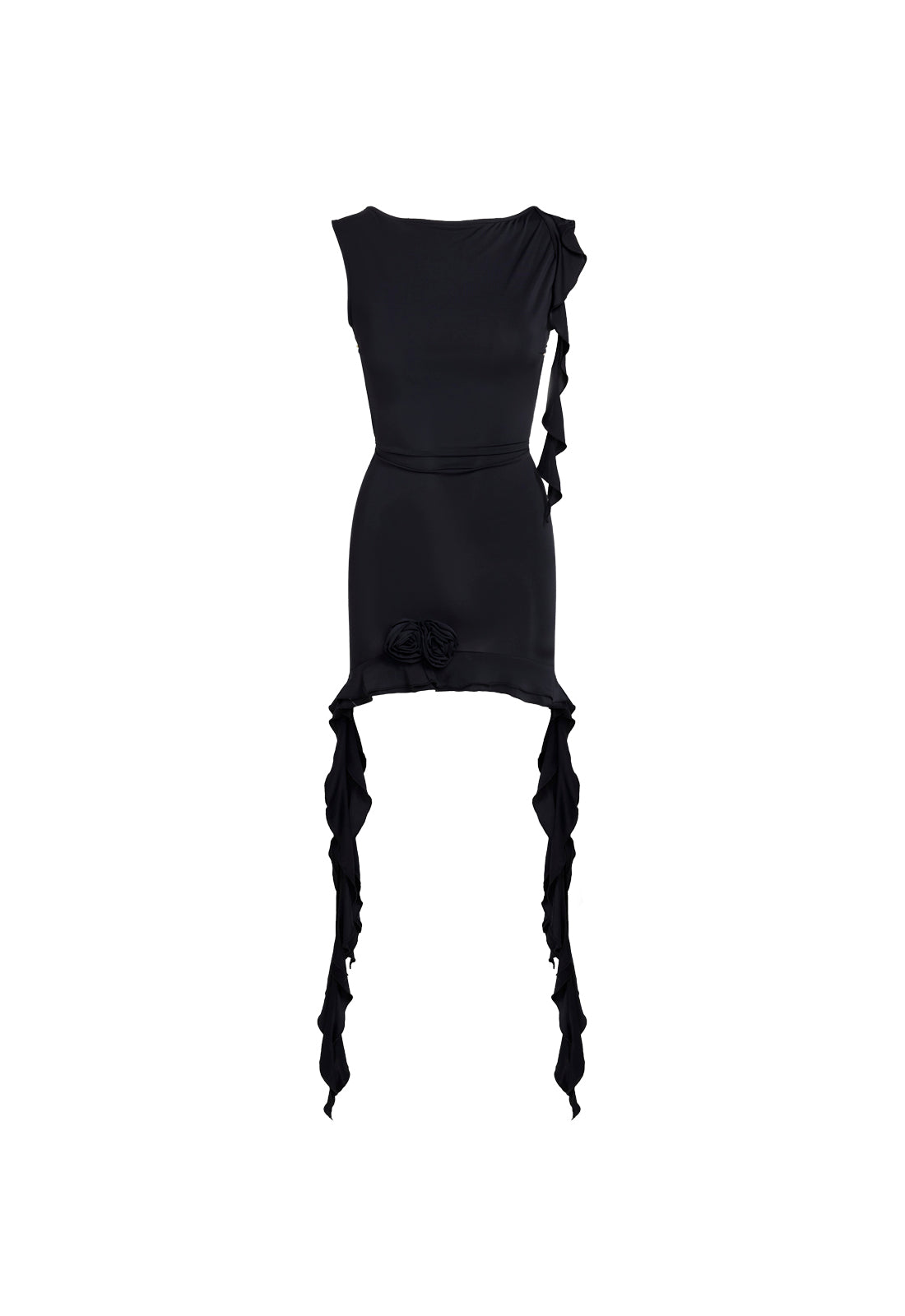 OPULENCE MINI DRESS - ONYX