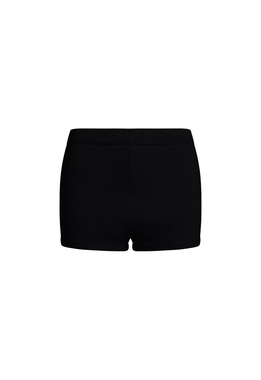 GOLDEN KNIT MINI SHORT - ONYX