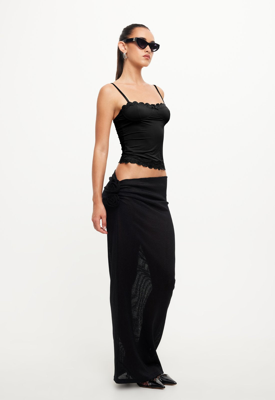 SOUL MATE MAXI SKIRT - ONYX
