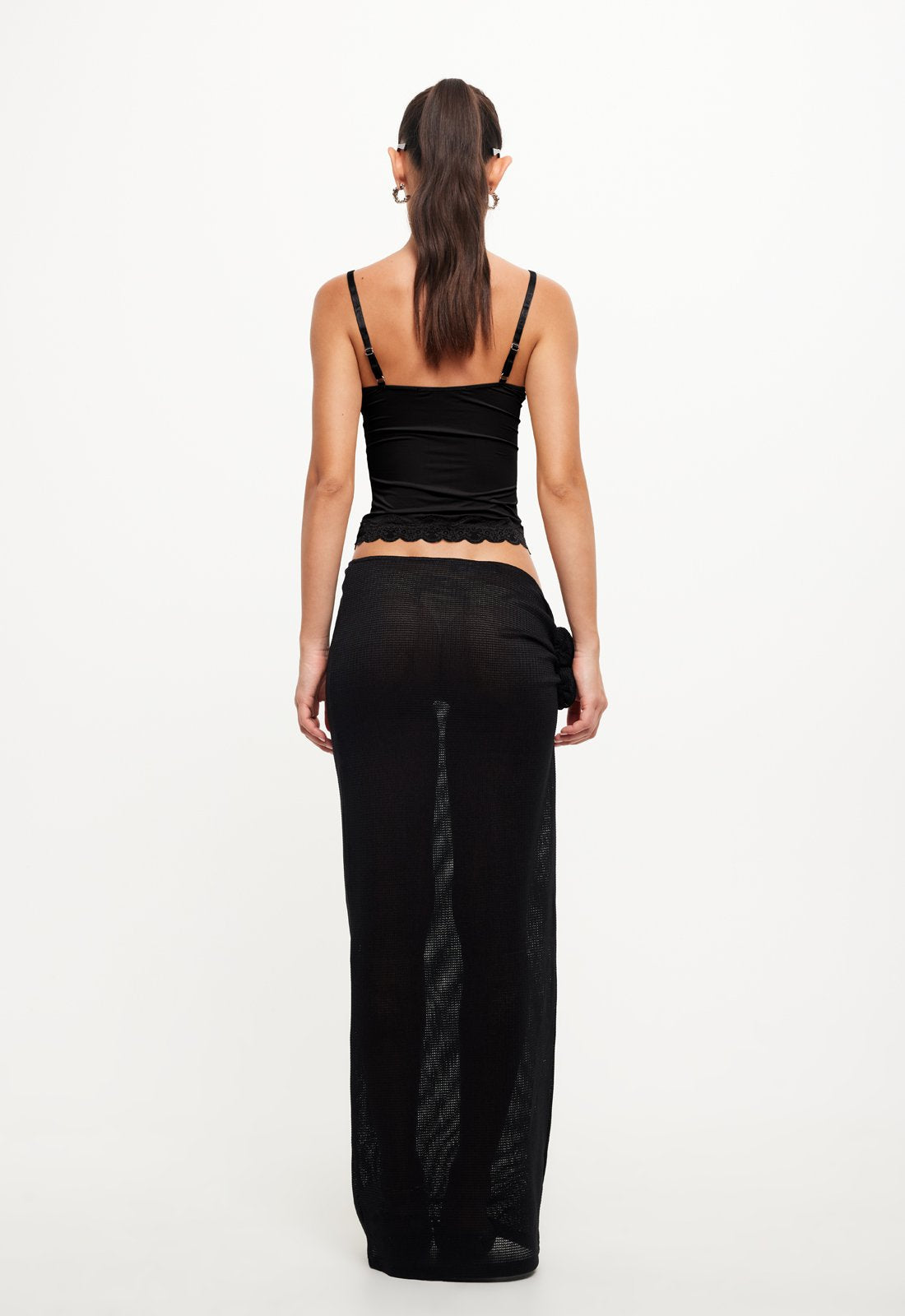 SOUL MATE MAXI SKIRT - ONYX