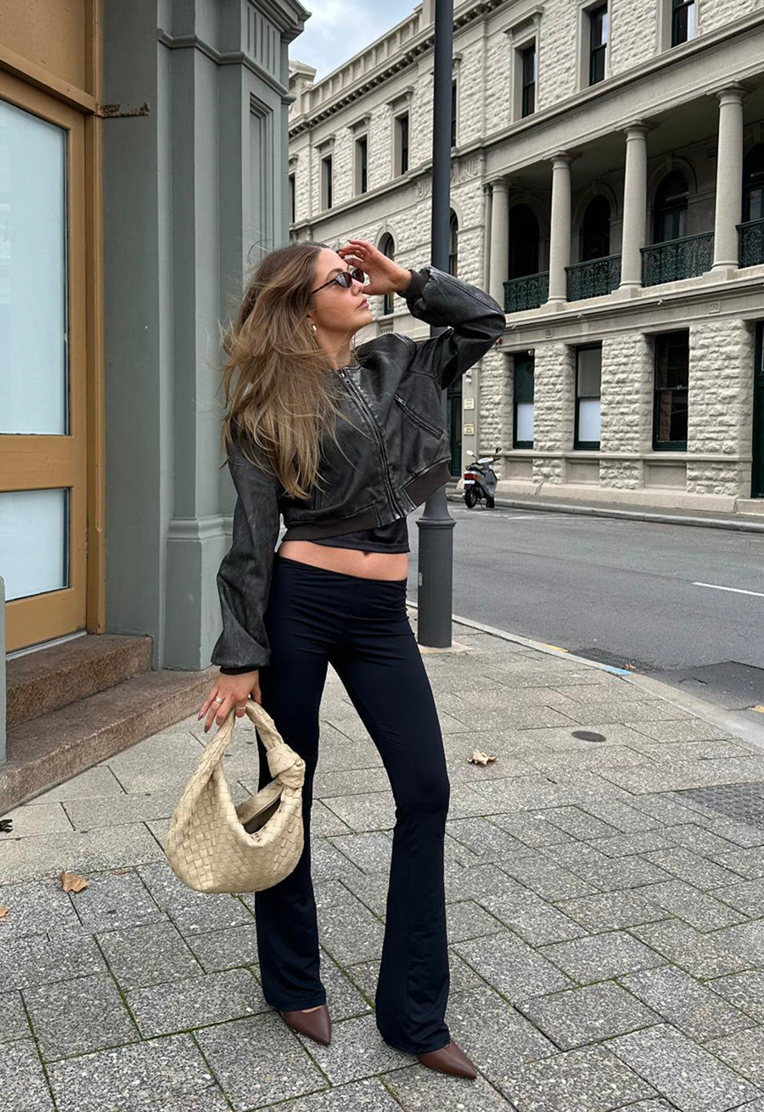 ALLURE BOMBER - CHARCOAL