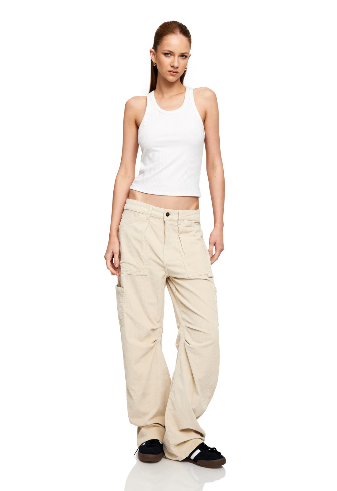 MIAMI VICE CORDUROY PANT - BEIGE