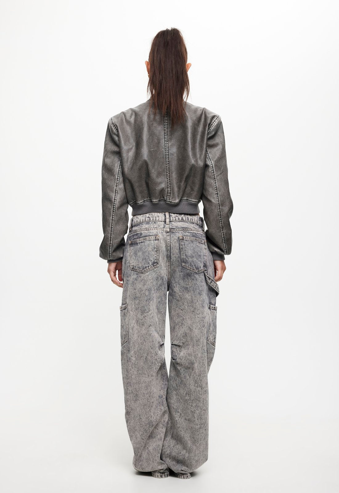 ALLURE BOMBER  - SLATE