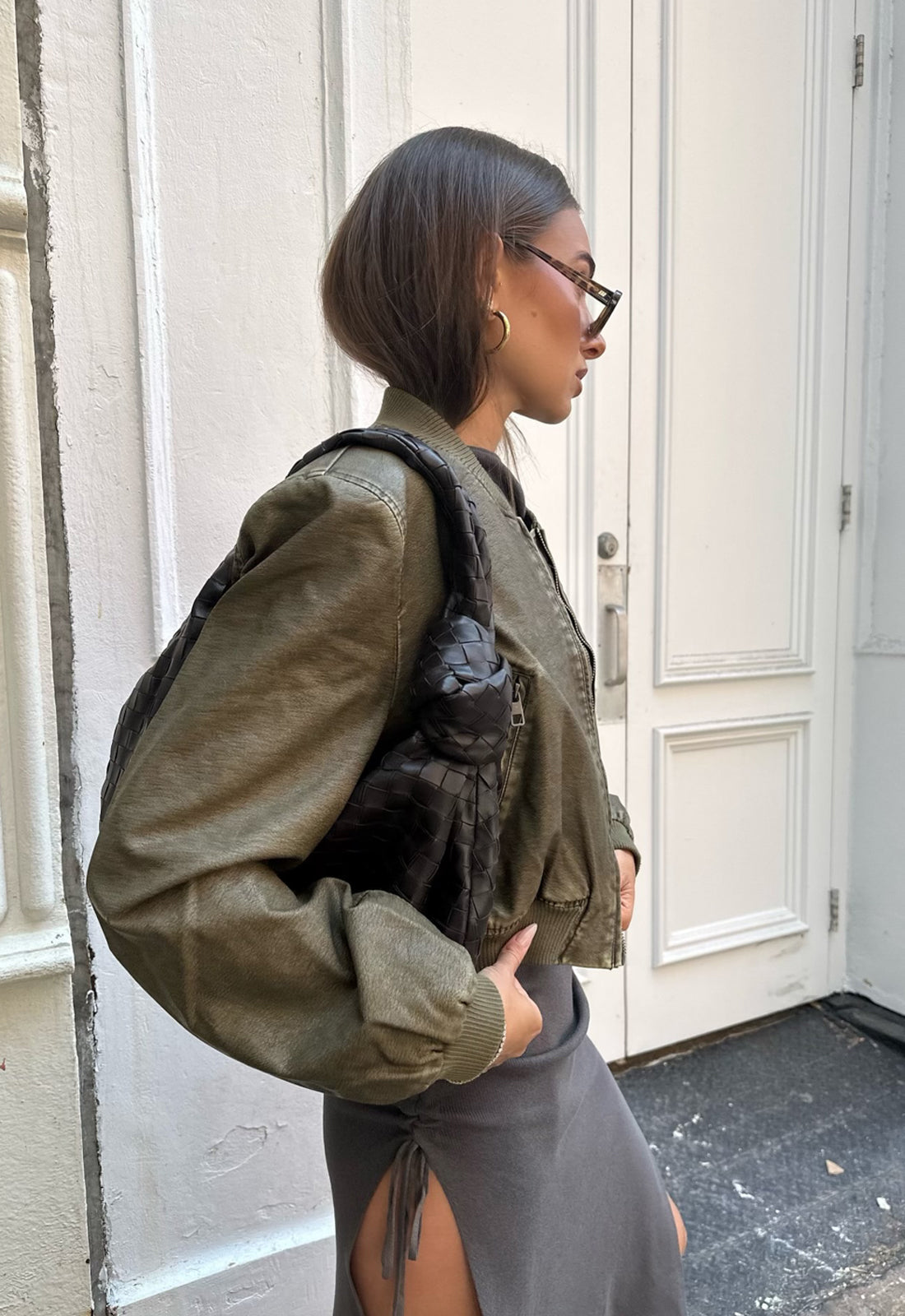 ALLURE BOMBER  - ASH