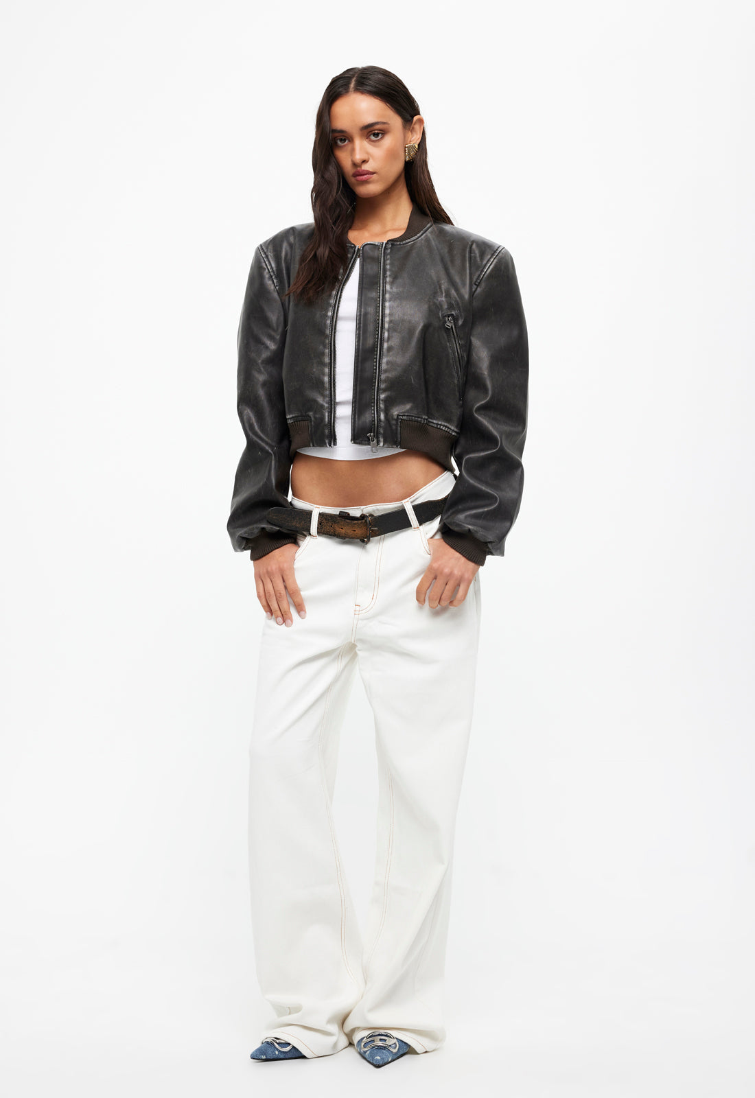 ALLURE BOMBER - CHARCOAL
