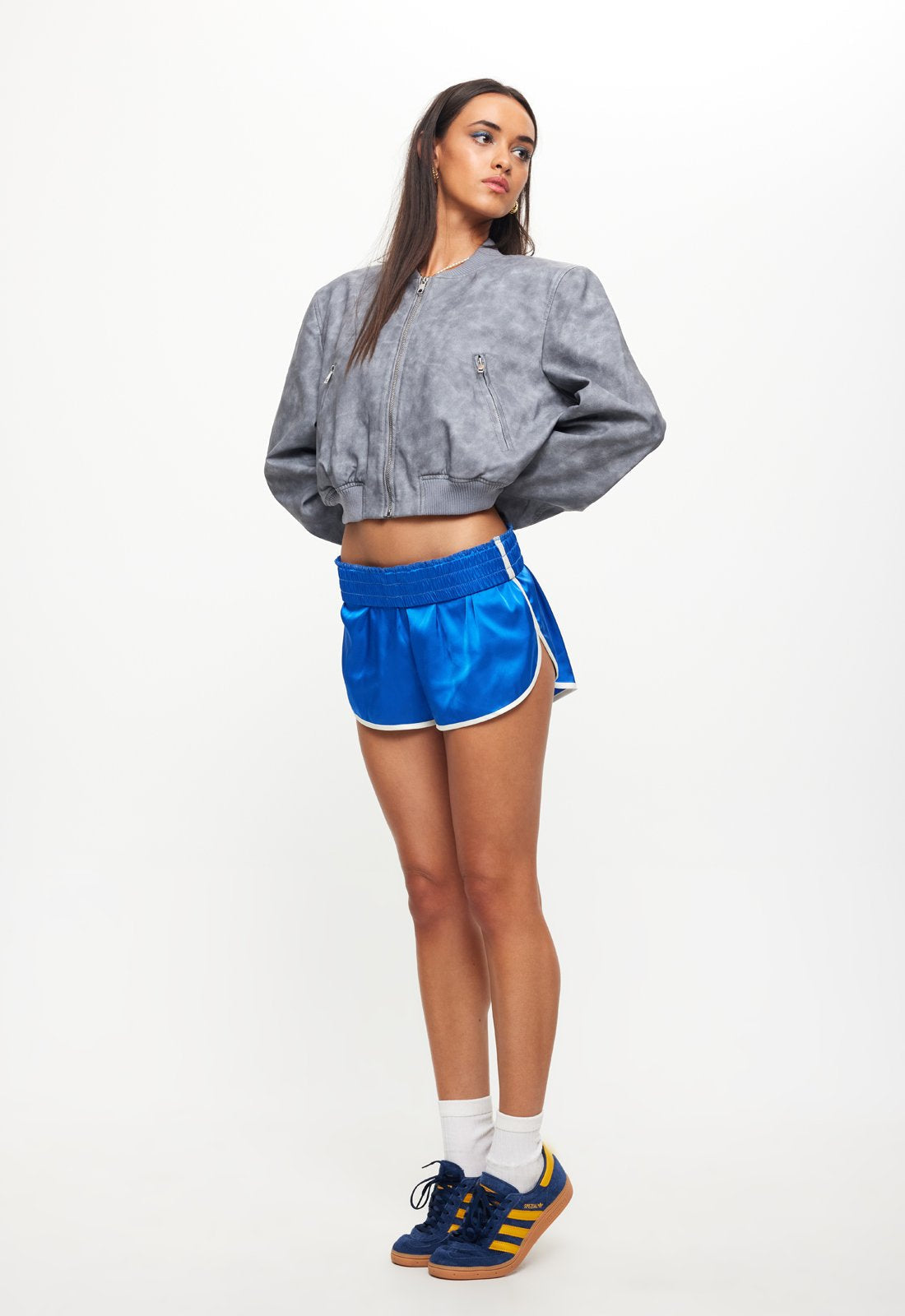HONEY MINI SHORTS  - COBALT