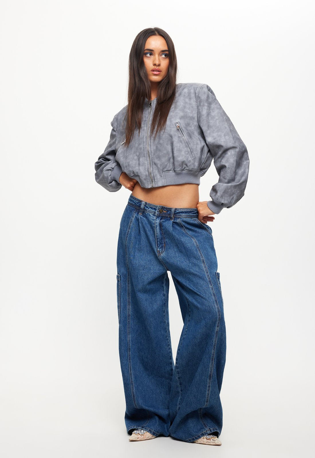 VENEDA BAGGY JEAN - BLUE DENIM