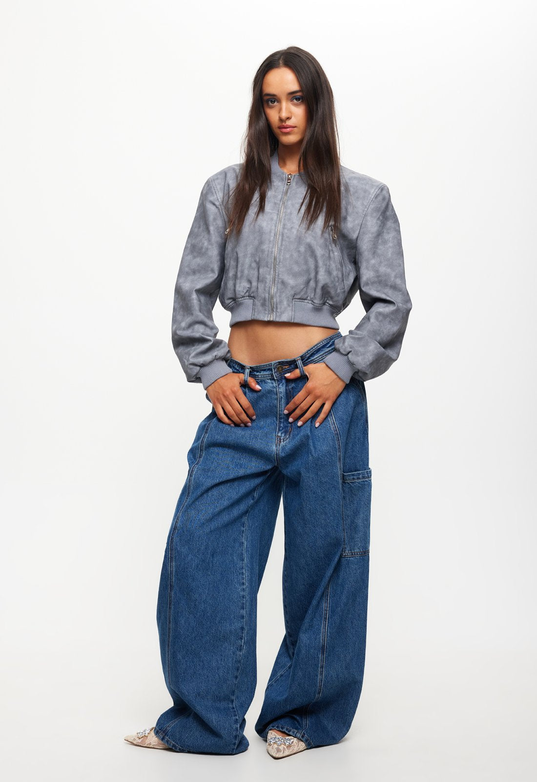 VENEDA BAGGY JEAN - BLUE DENIM