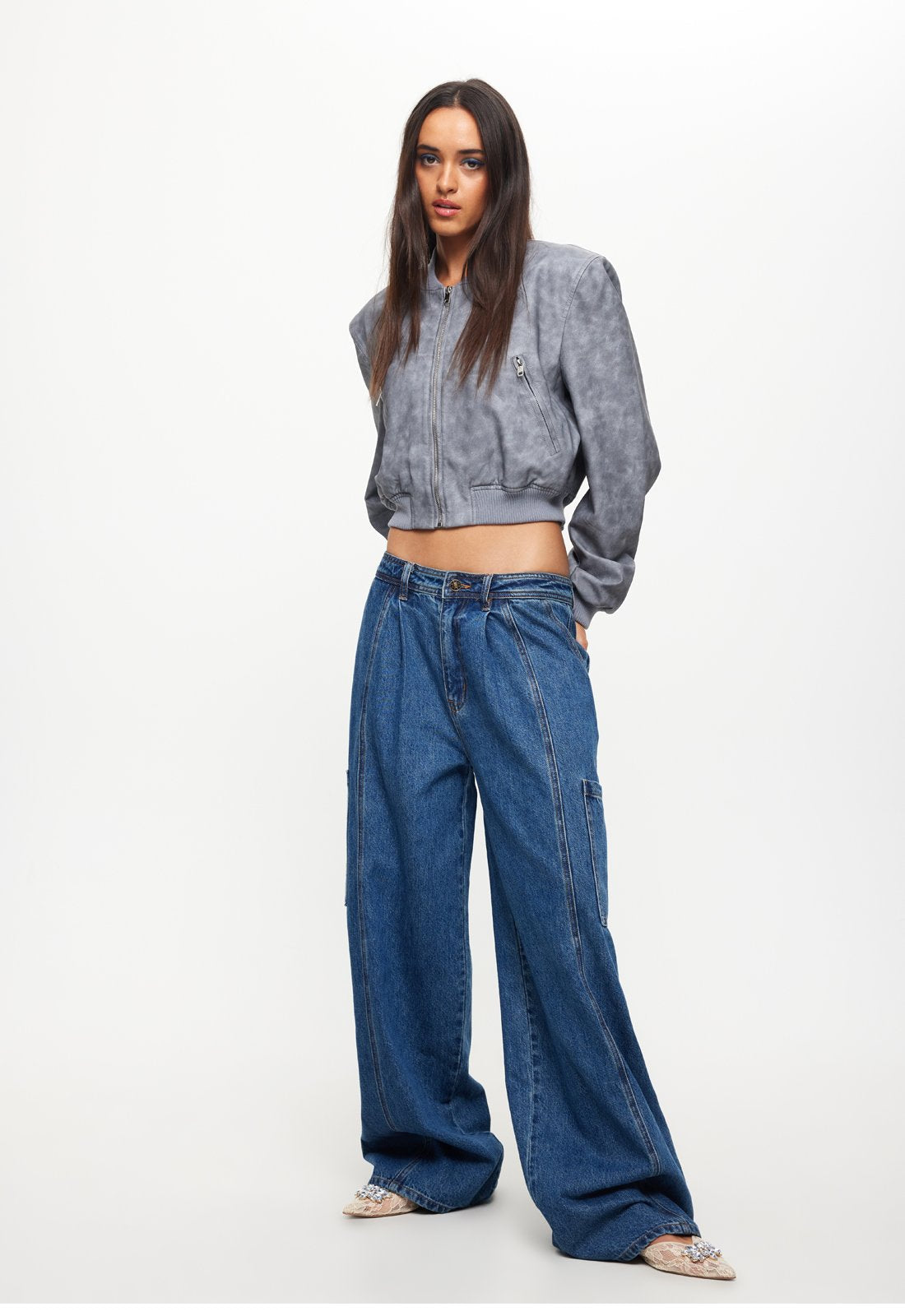 ALLURE BOMBER - CLOUD