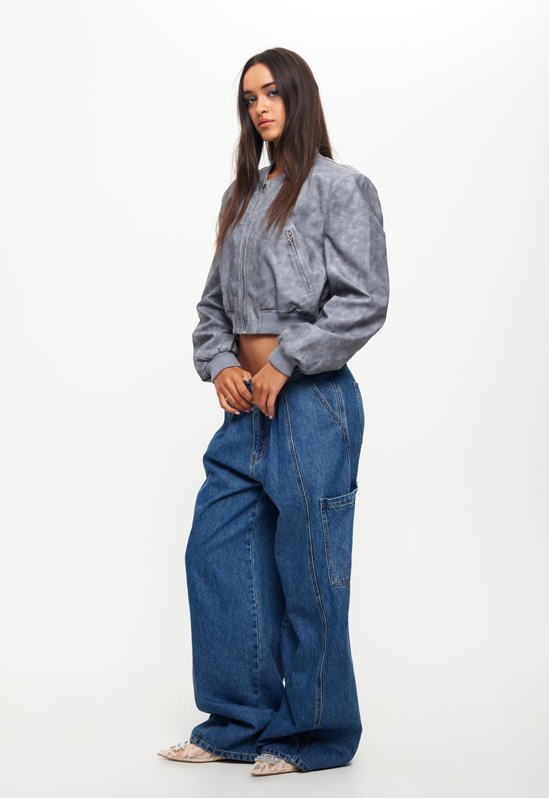ALLURE BOMBER - CLOUD