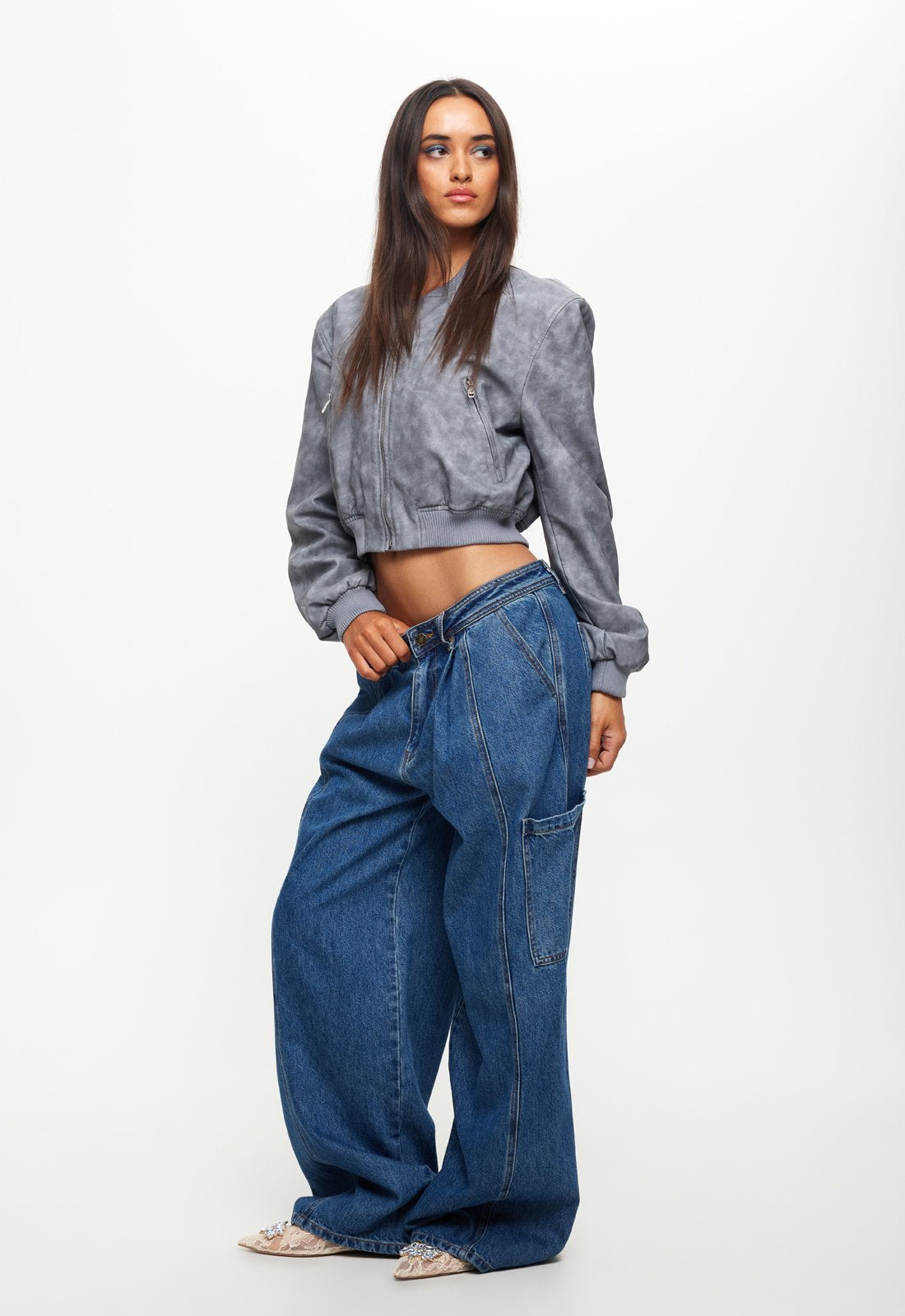 VENEDA BAGGY JEAN - BLUE DENIM