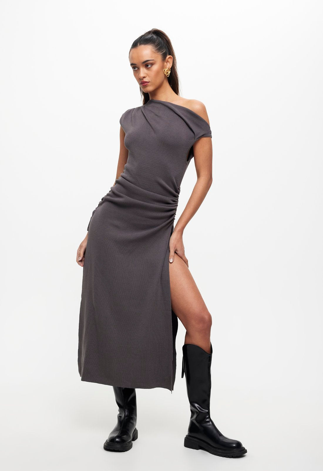 ORIGINAL SIN DRESS - SLATE