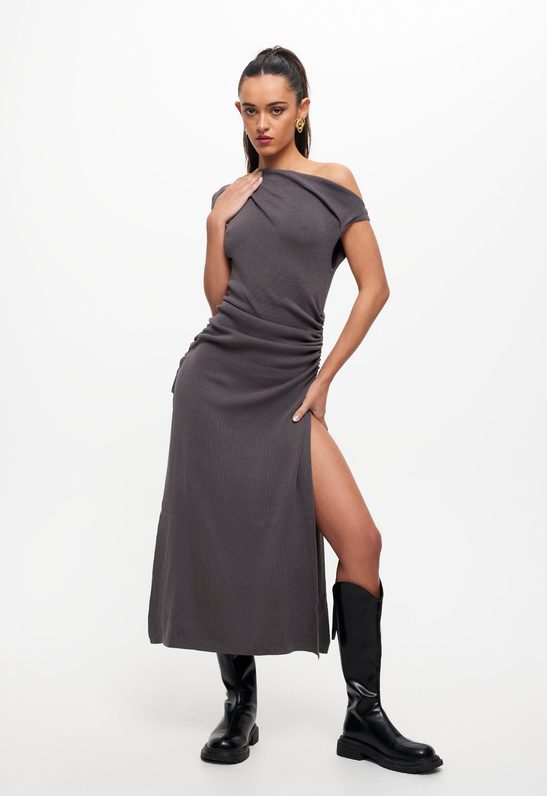 ORIGINAL SIN DRESS - SLATE
