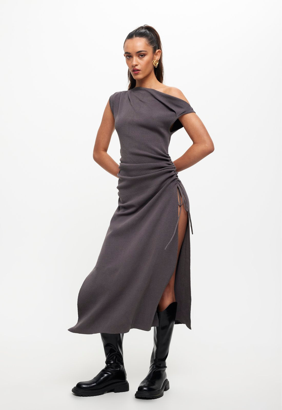 ORIGINAL SIN DRESS - SLATE