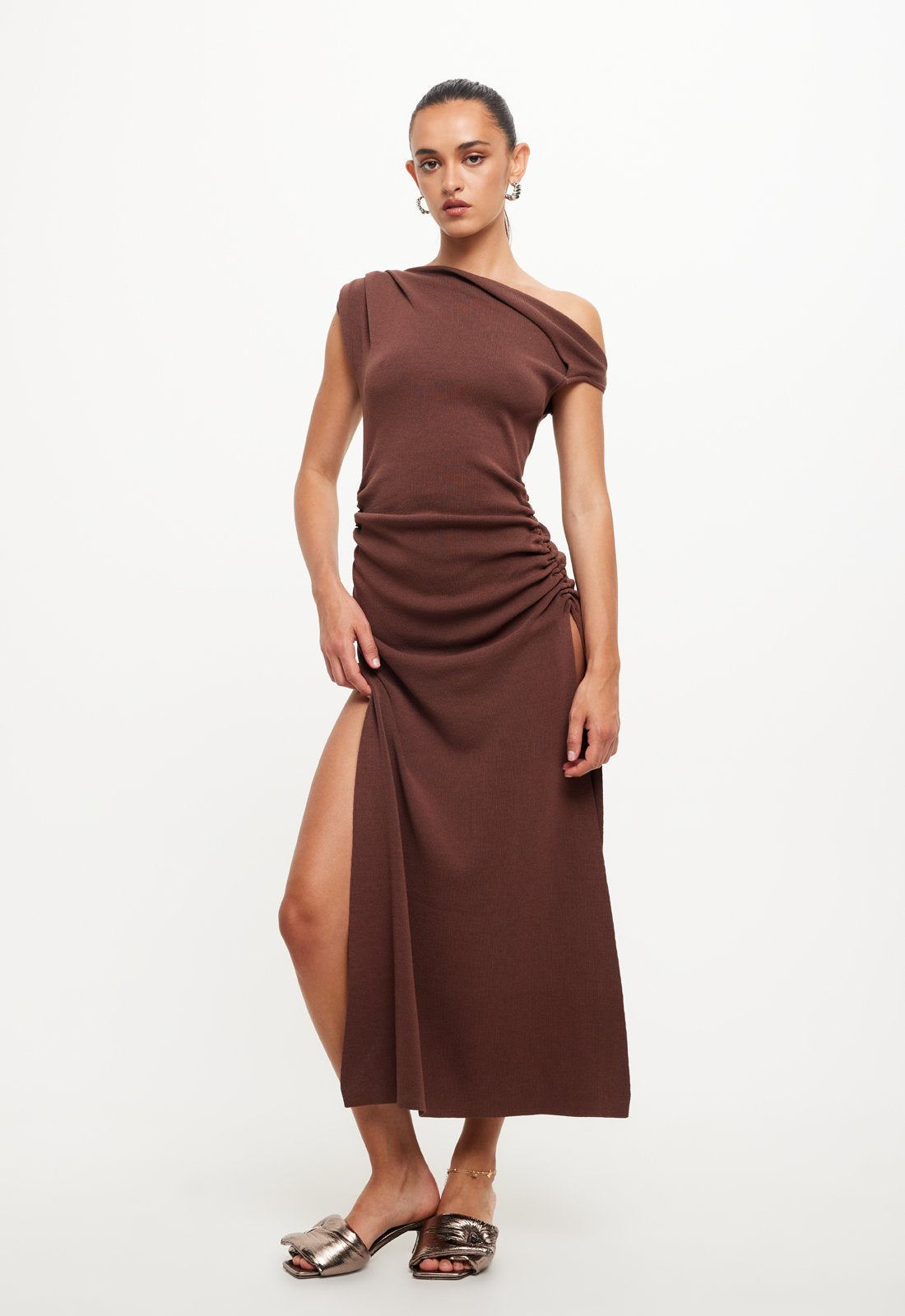 ORIGINAL SIN DRESS - CHOCOLATE