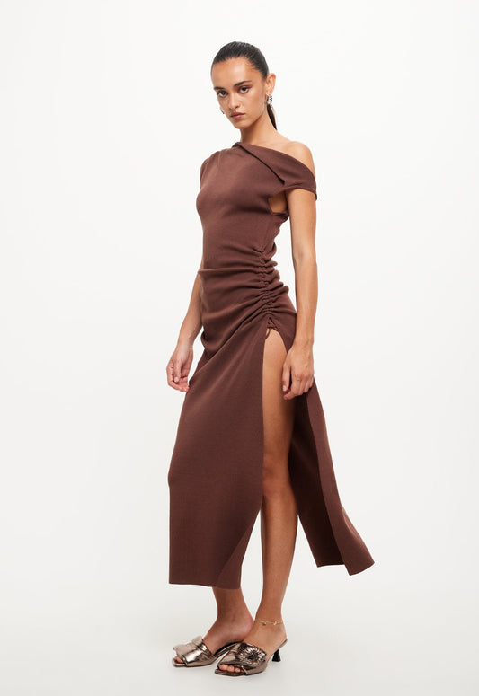 ORIGINAL SIN DRESS - CHOCOLATE