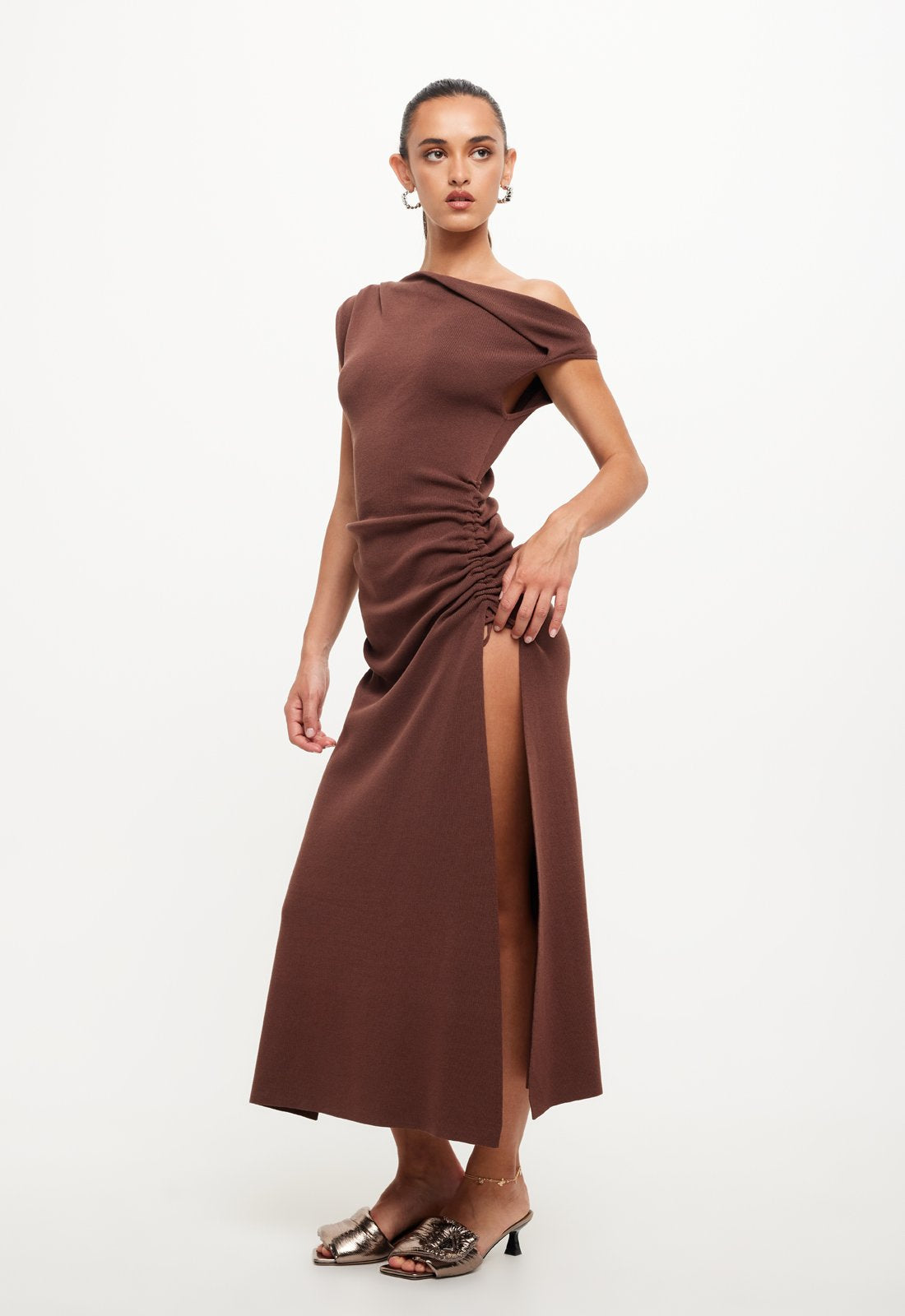 ORIGINAL SIN DRESS - CHOCOLATE