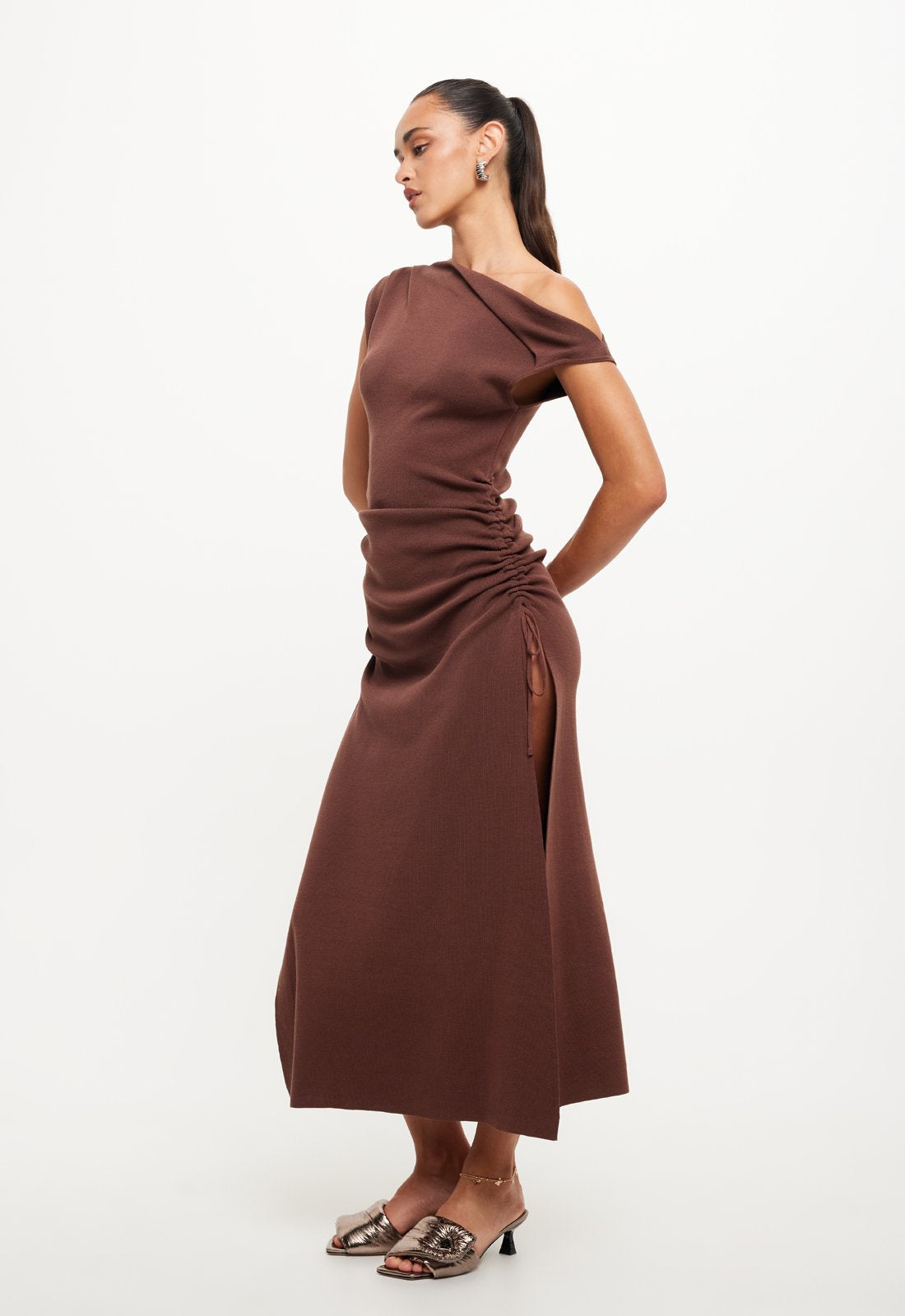 ORIGINAL SIN DRESS - CHOCOLATE