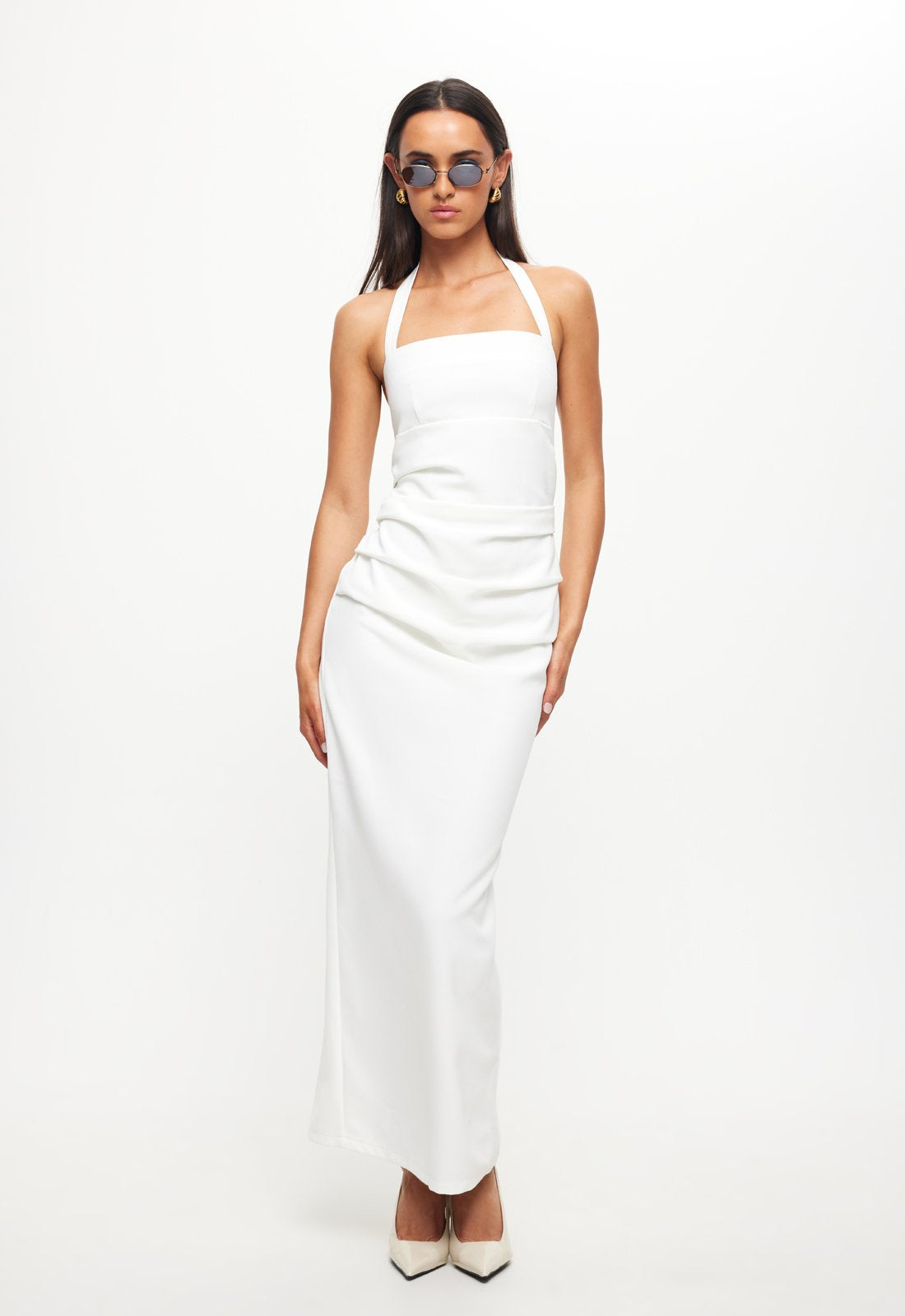 1999 MAXI DRESS - PORCELAIN