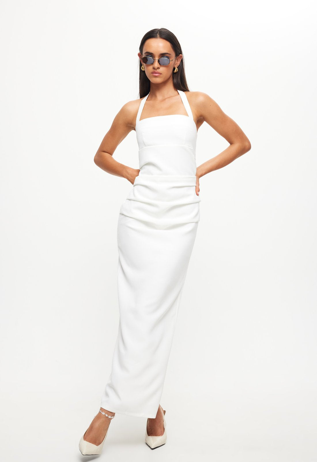 1999 MAXI DRESS - PORCELAIN