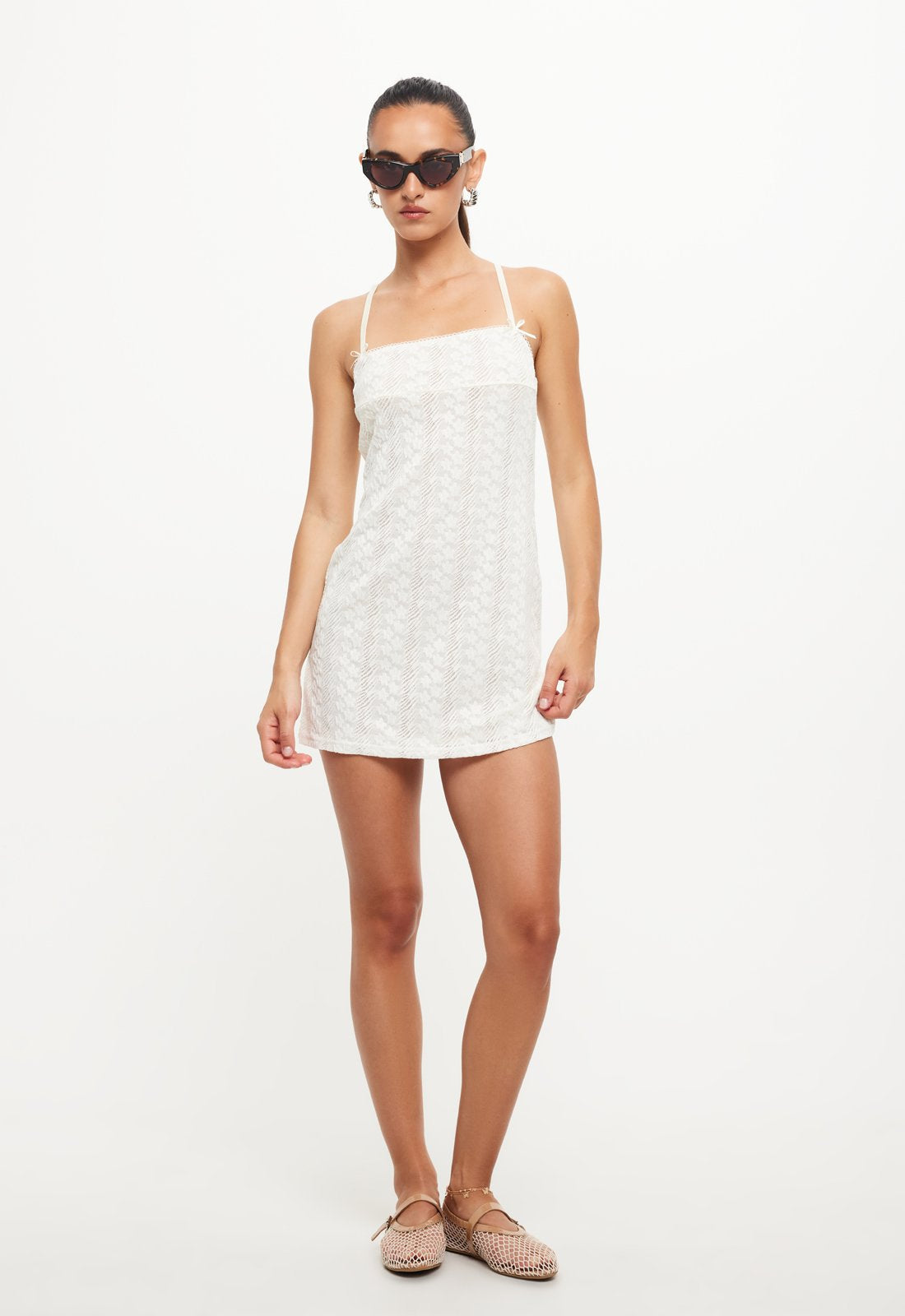 INTUITION MINI DRESS - BONE