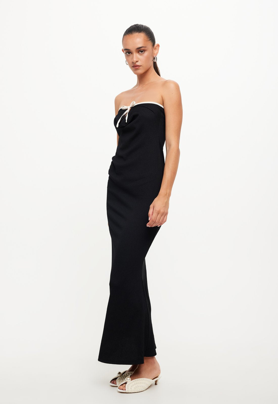 ILLUMINATING MAXI DRESS - ONYX