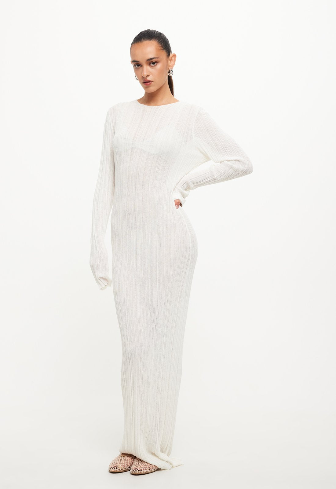 PROPHECY MAXI DRESS - PORCELAIN