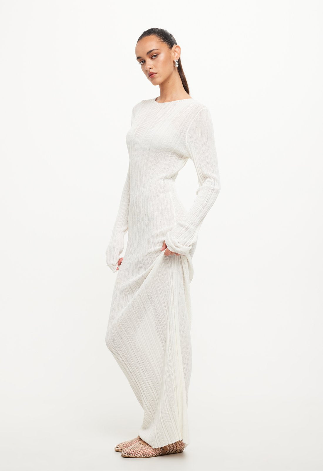PROPHECY MAXI DRESS - PORCELAIN
