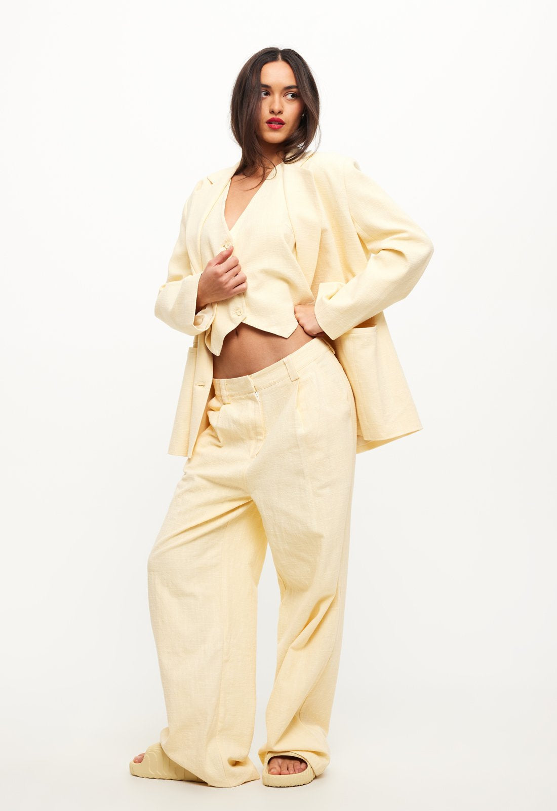 LEO BLAZER - BUTTER