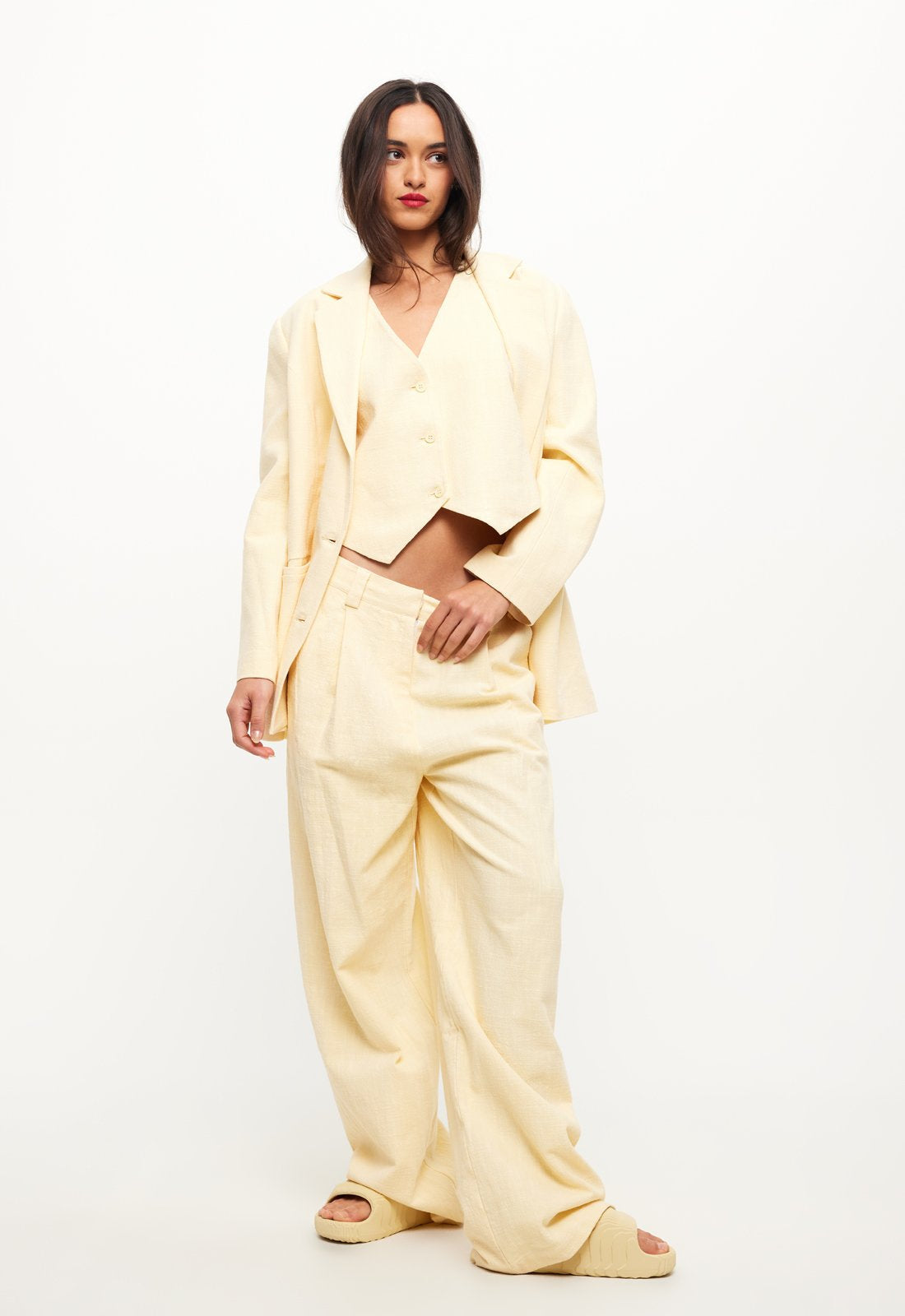 LEO BLAZER - BUTTER