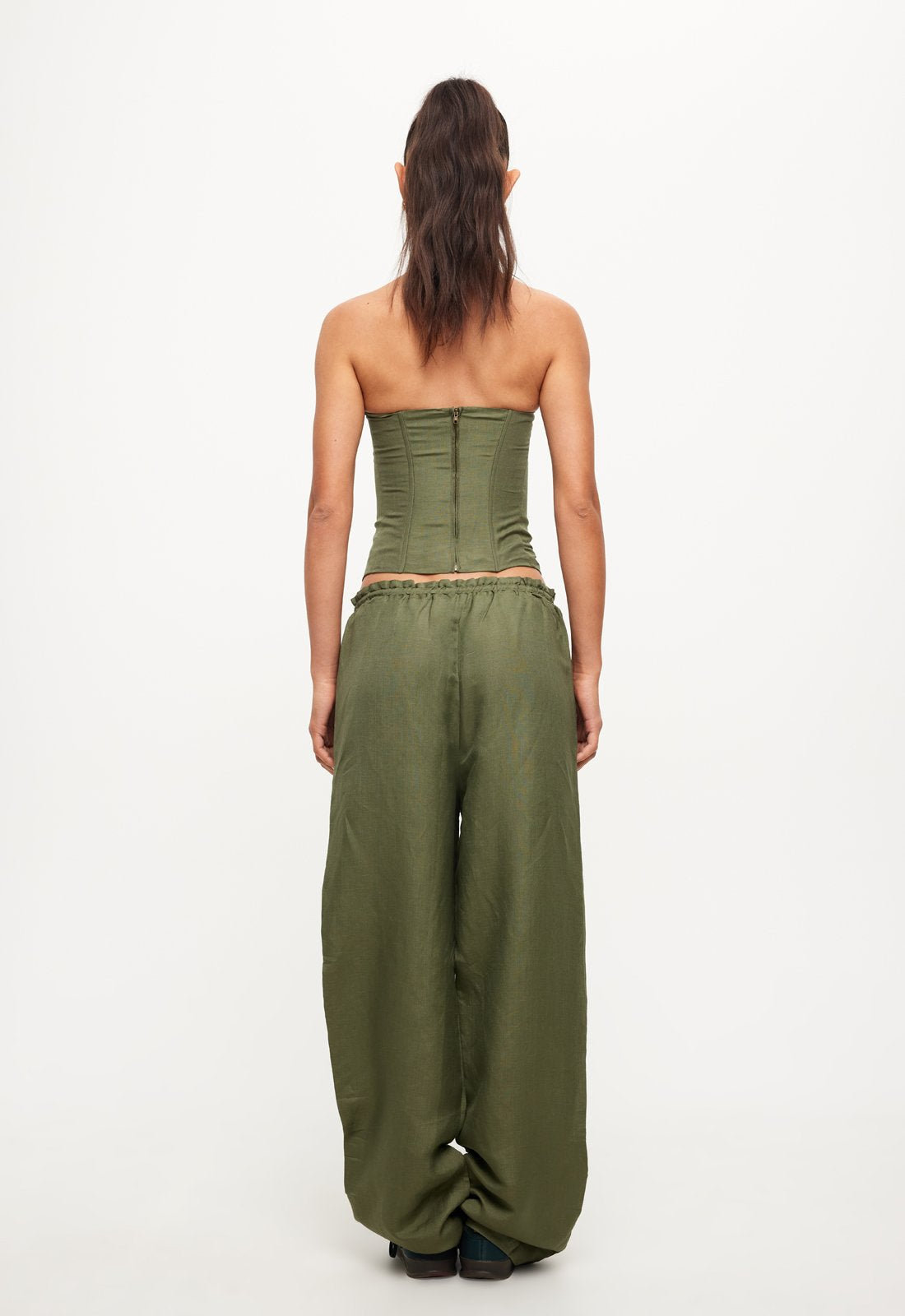 CATALONIA TUBE TOP - KHAKI