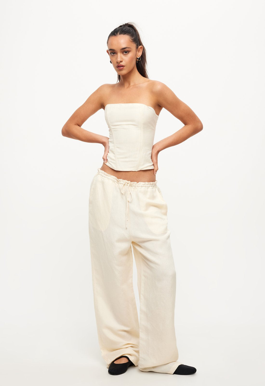 CATALONIA TUBE TOP - OFF WHITE