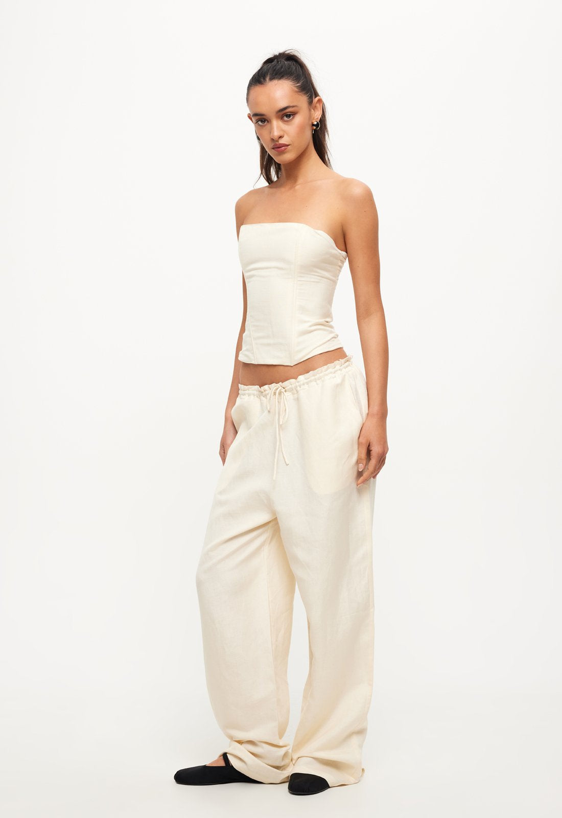 LA PALMA PANT - OFF WHITE